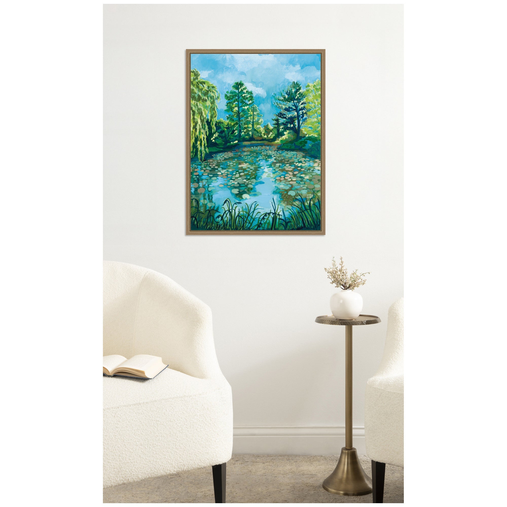Botanical Garden by Lucia Gianello Framed Canvas Wall Art Print