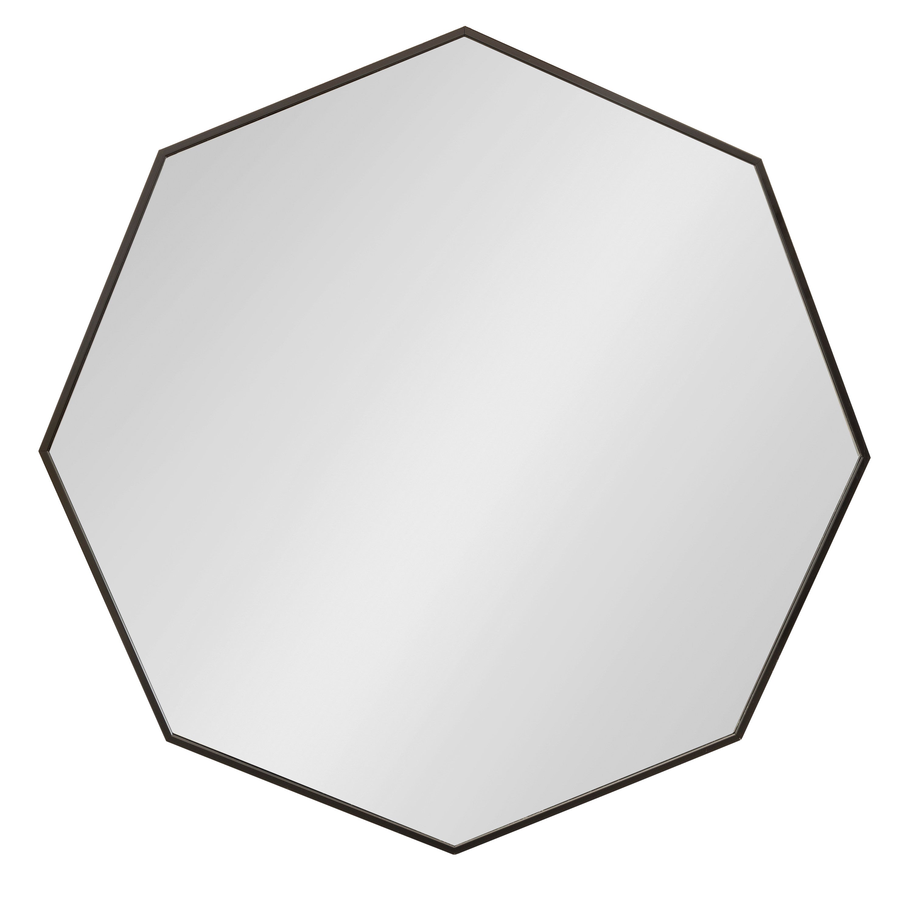 Rhodes Modern Octagon Mirror by kateandlaurel - product image 2 for Resin Society