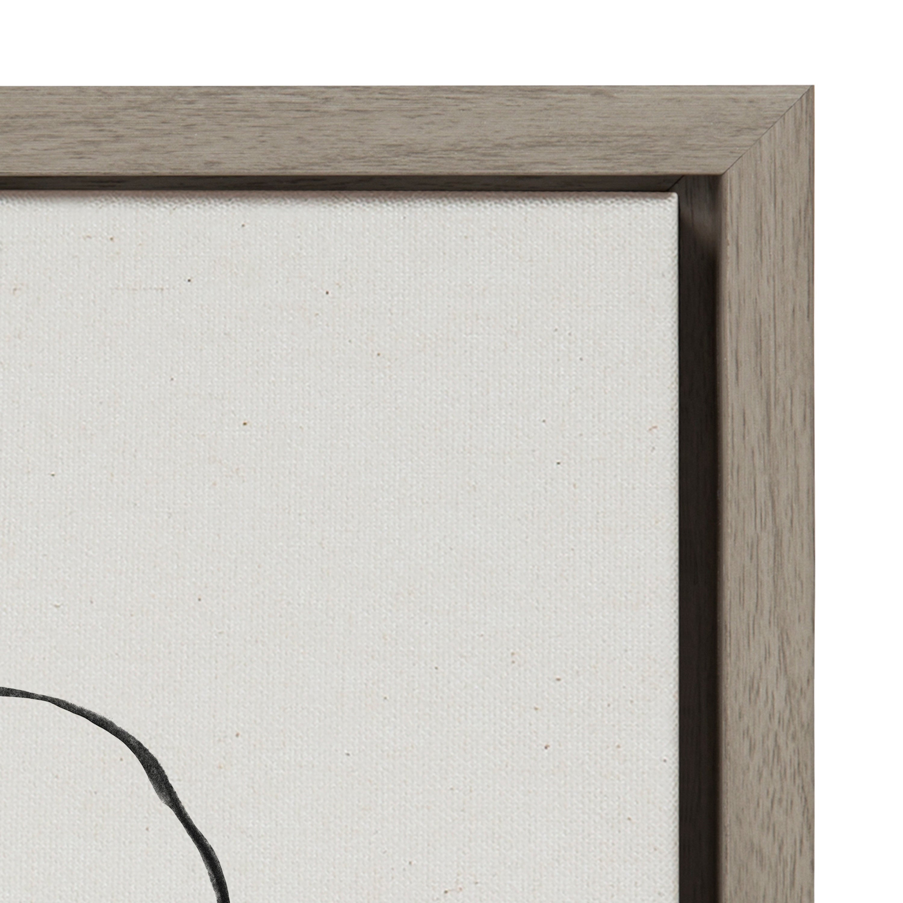 Sylvie Going in Circles Framed Textured Canvas Set
