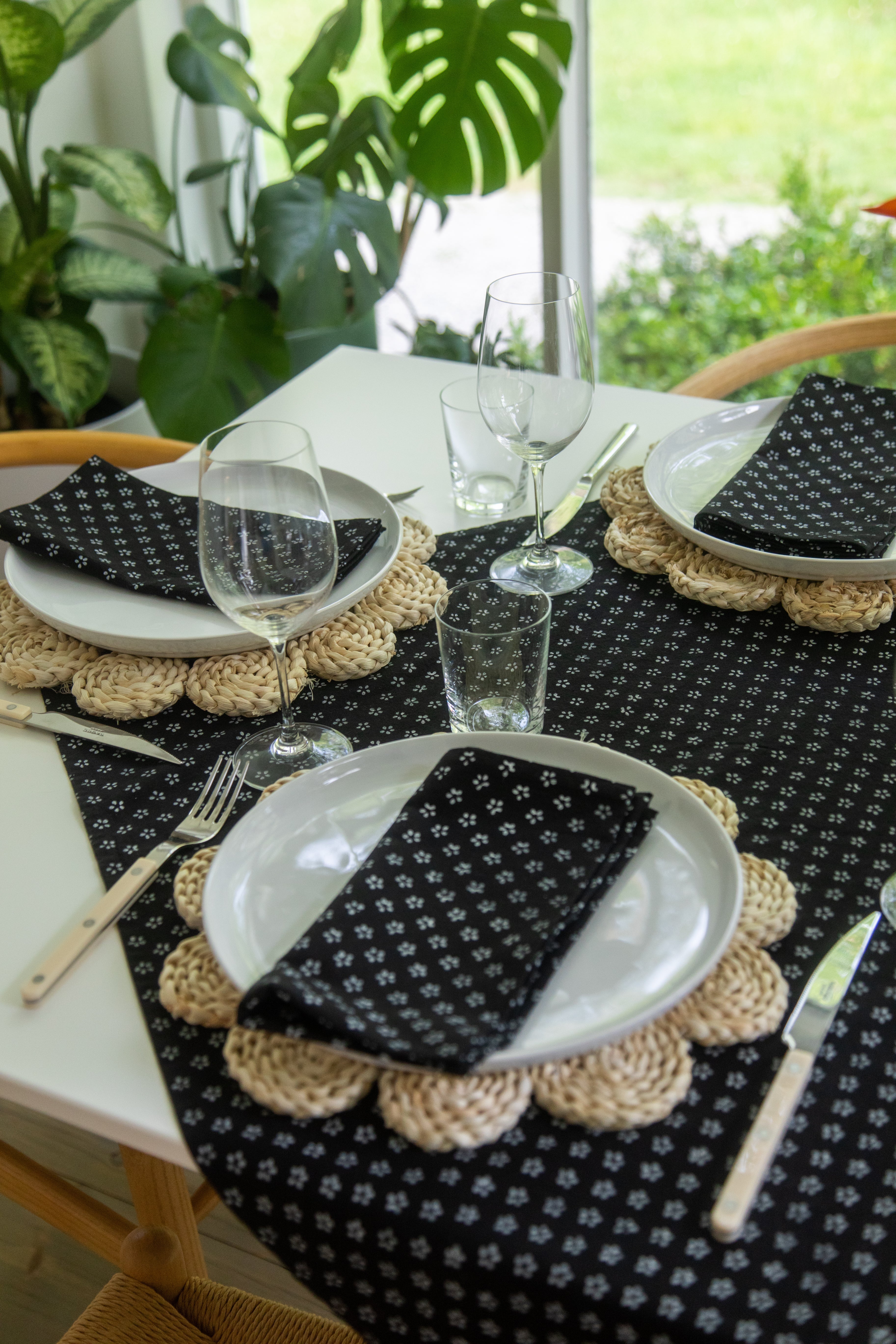 Ditsy Floral Table Throw by Sarah Spiegel - product image 2 for Resin Society