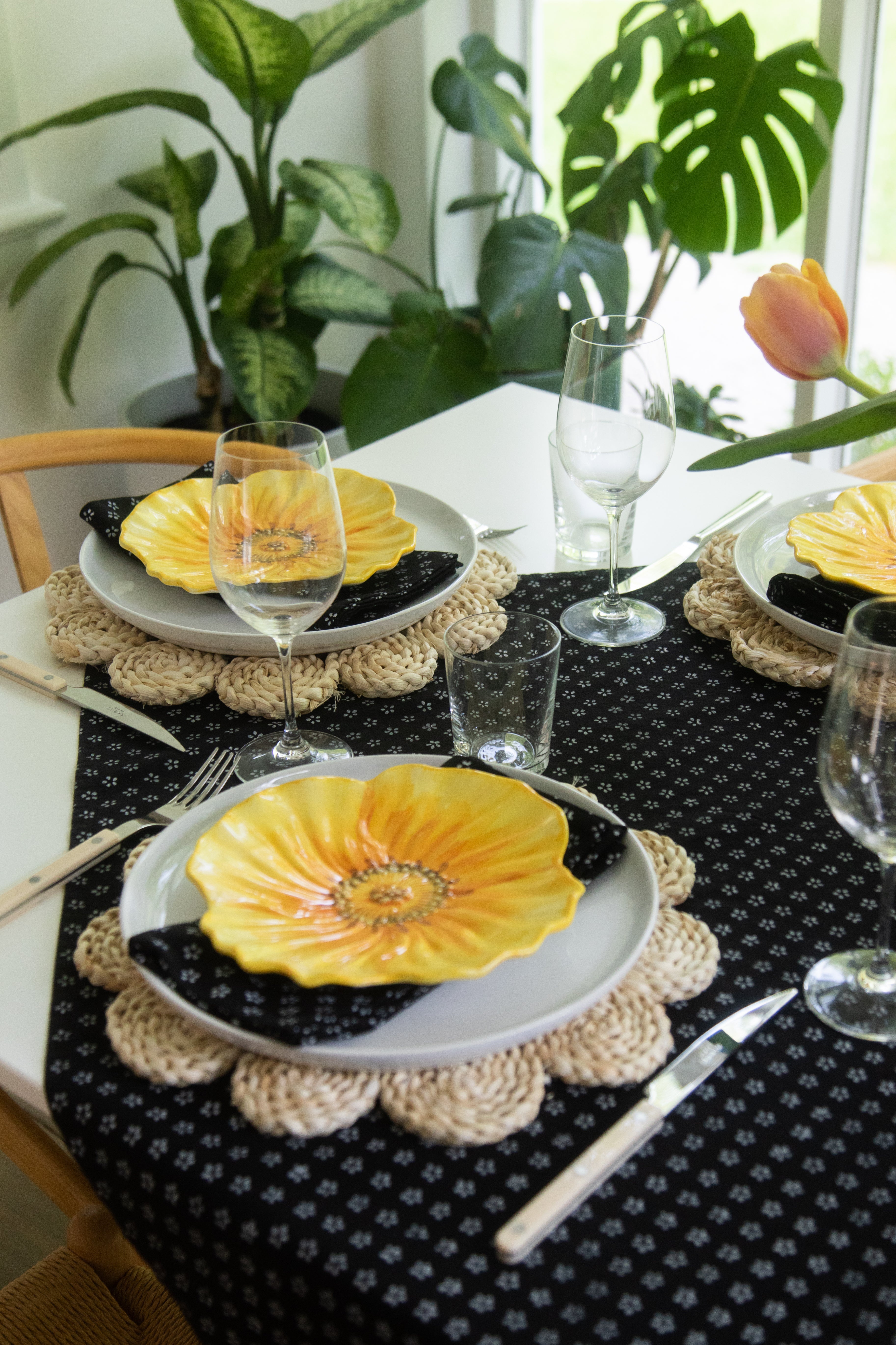 Ditsy Floral Table Throw by Sarah Spiegel - product image 3 for Resin Society