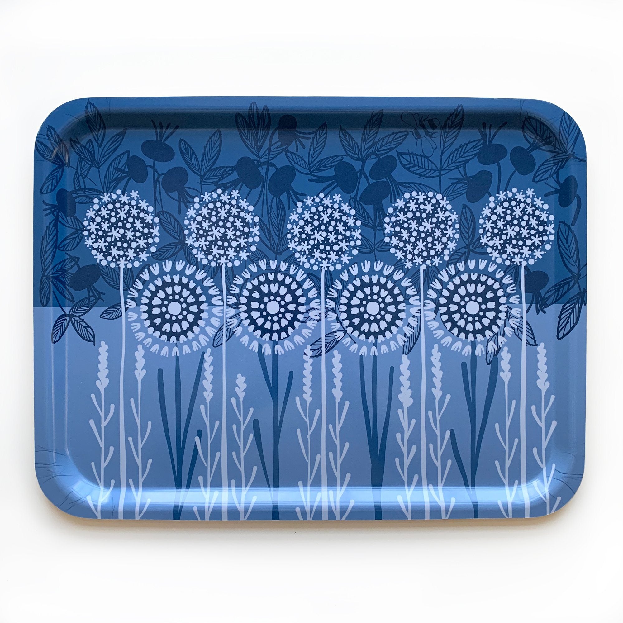 Bloom in Blue Tray by sweetgum home, LLC - main product image for Resin Society