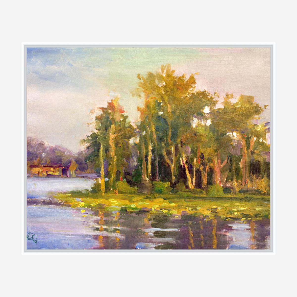 Bright Island Artist Enhanced Canvas Print by John Beard Collection - product image 6 for Resin Society