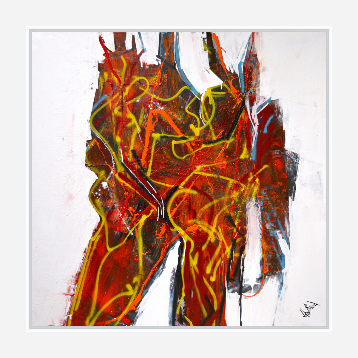 Burning Man Artist Enhanced Canvas Print by John Beard Collection - product image 6 for Resin Society