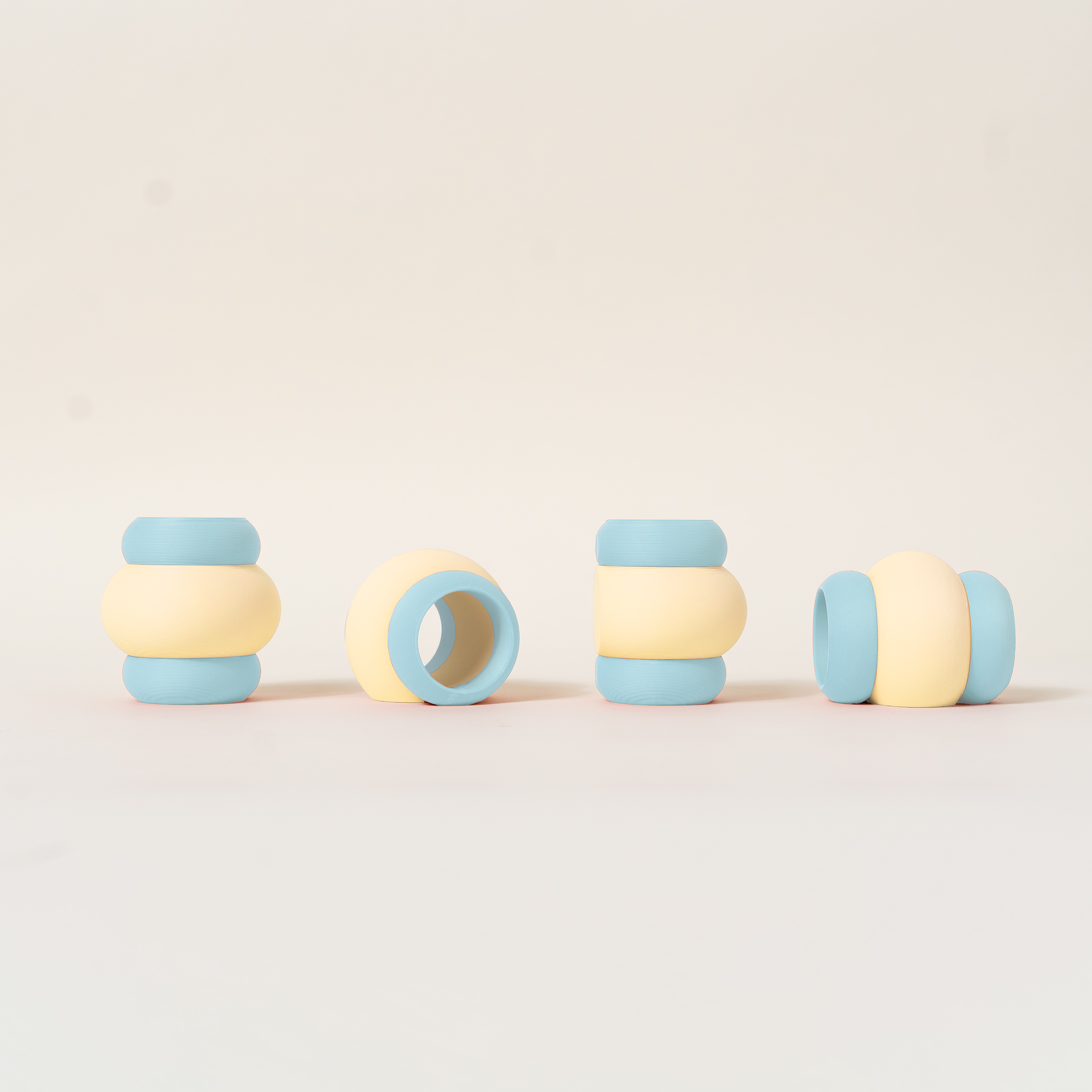 color-block napkin rings by nella home - product image 2 for Resin Society