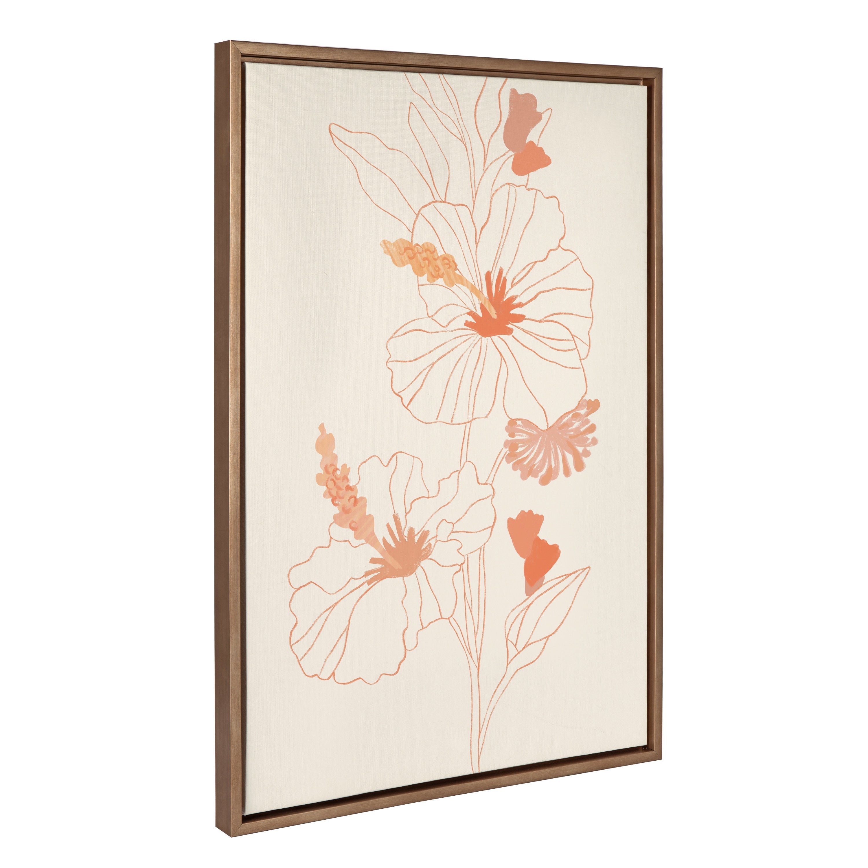 Sylvie Hilo Framed Canvas by kateandlaurel - product image 2 for Resin Society