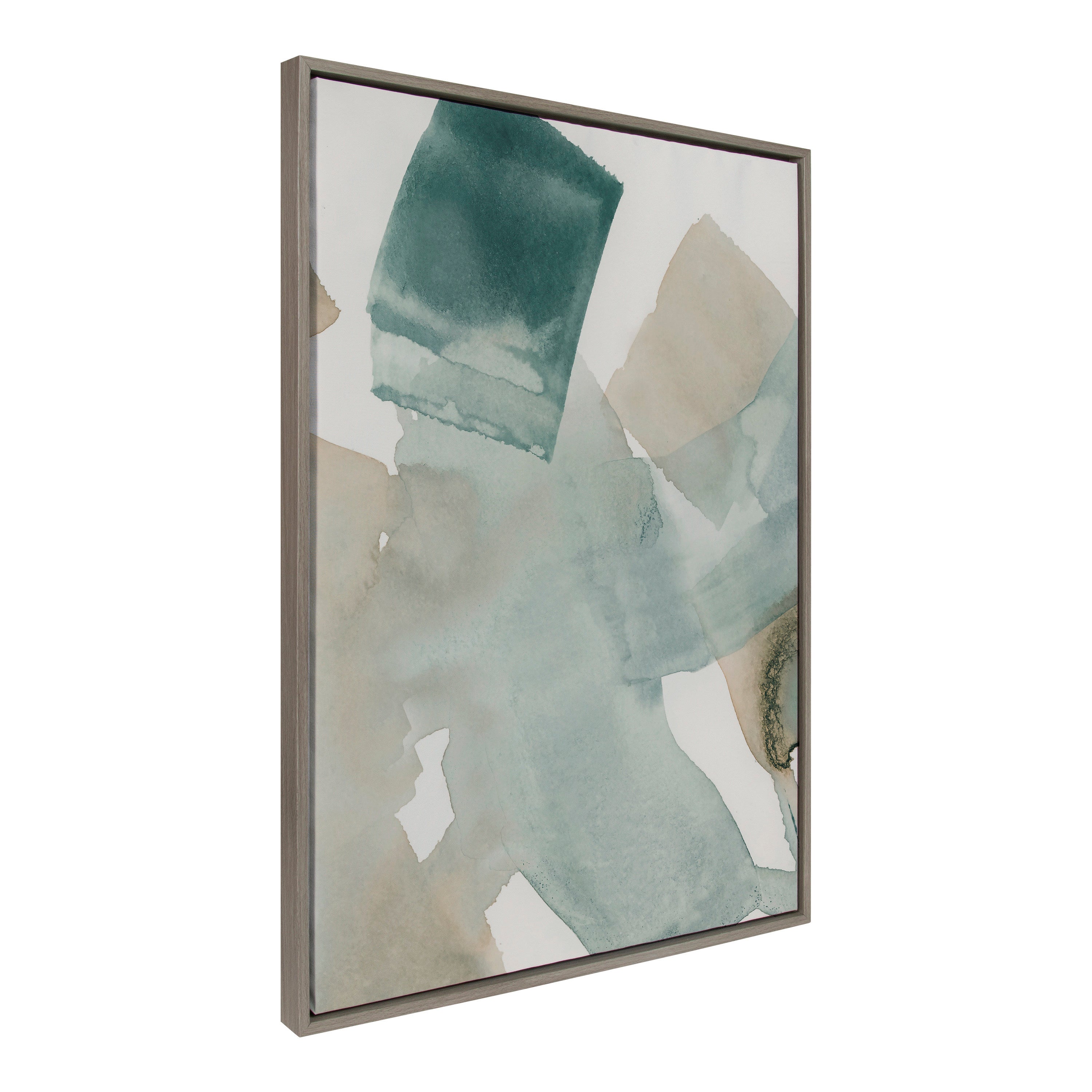 Sylvie Color Exploration II framed canvas art showing soft watercolor tones by Amy Lighthall