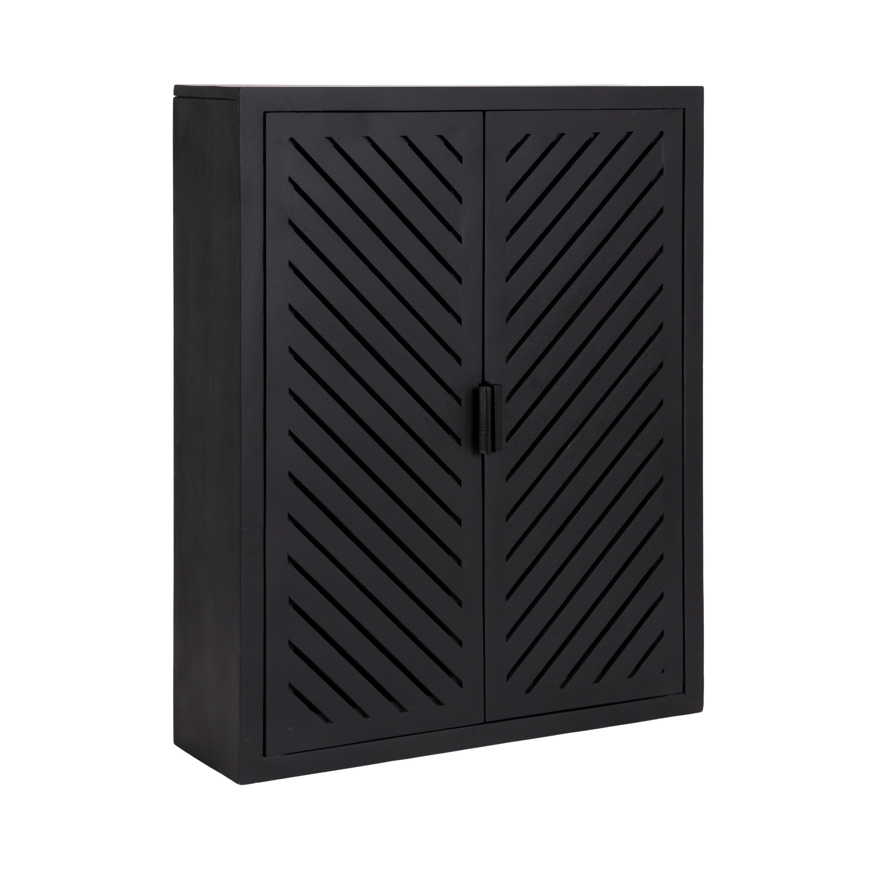 Mezzeta Tall Wood Bath Cabinet