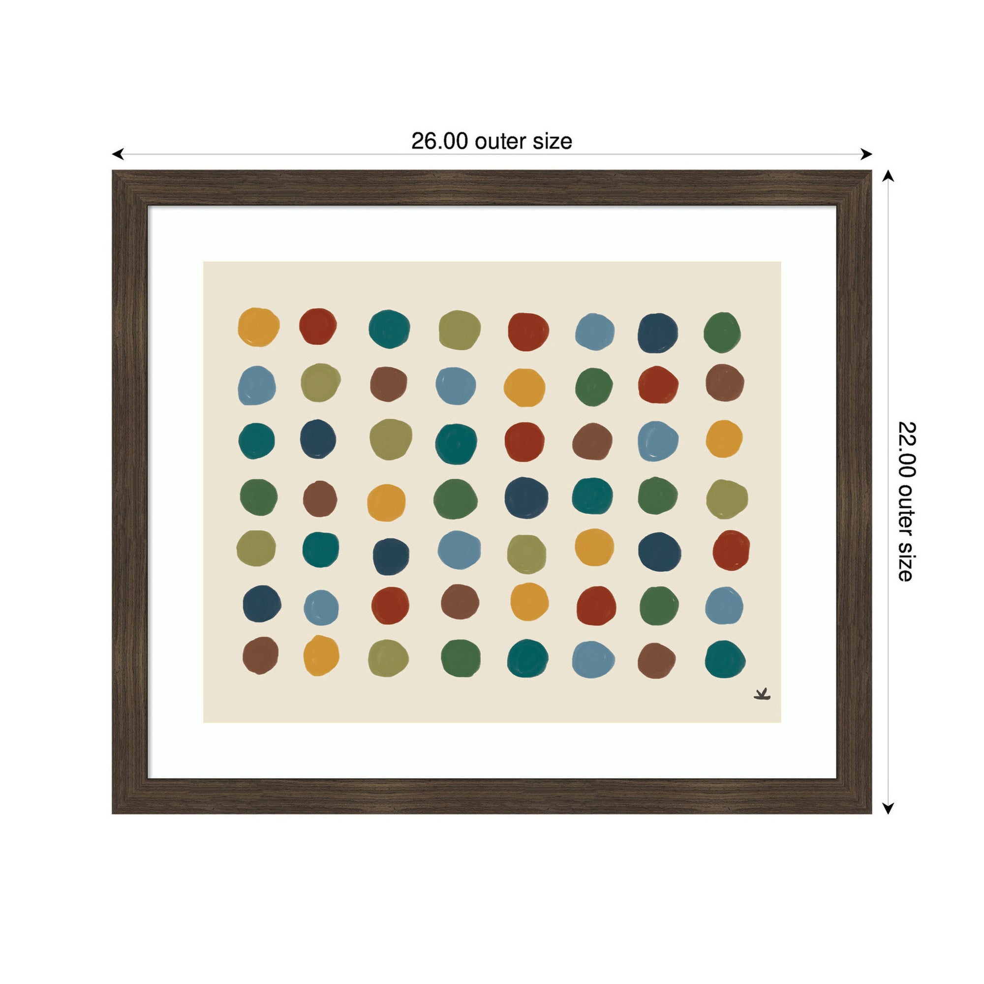 Meditation No.
3b by Kelly Knaga Framed Wall Art Print