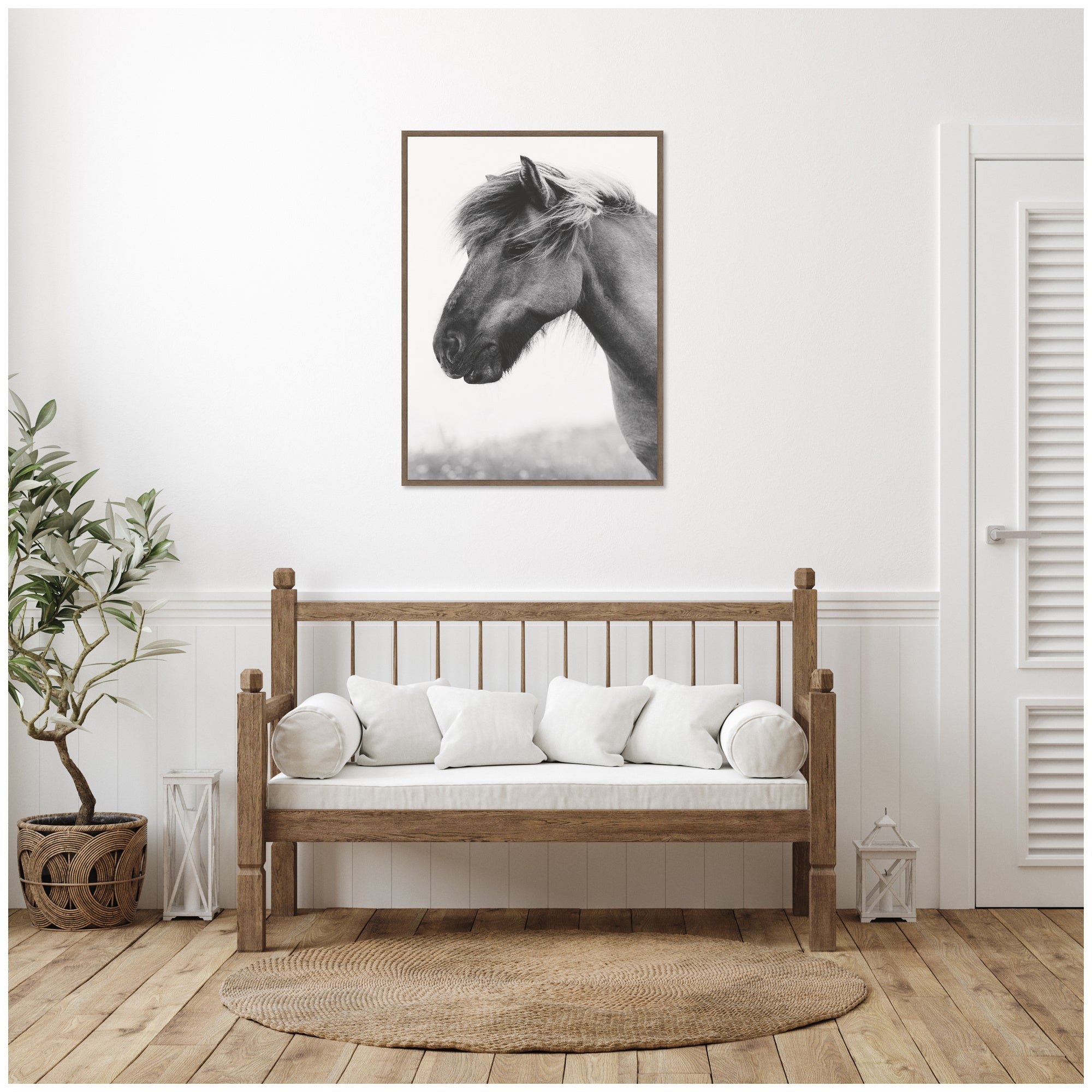 AA Indomitable by Alicia Abla Framed Canvas Wall Art Print