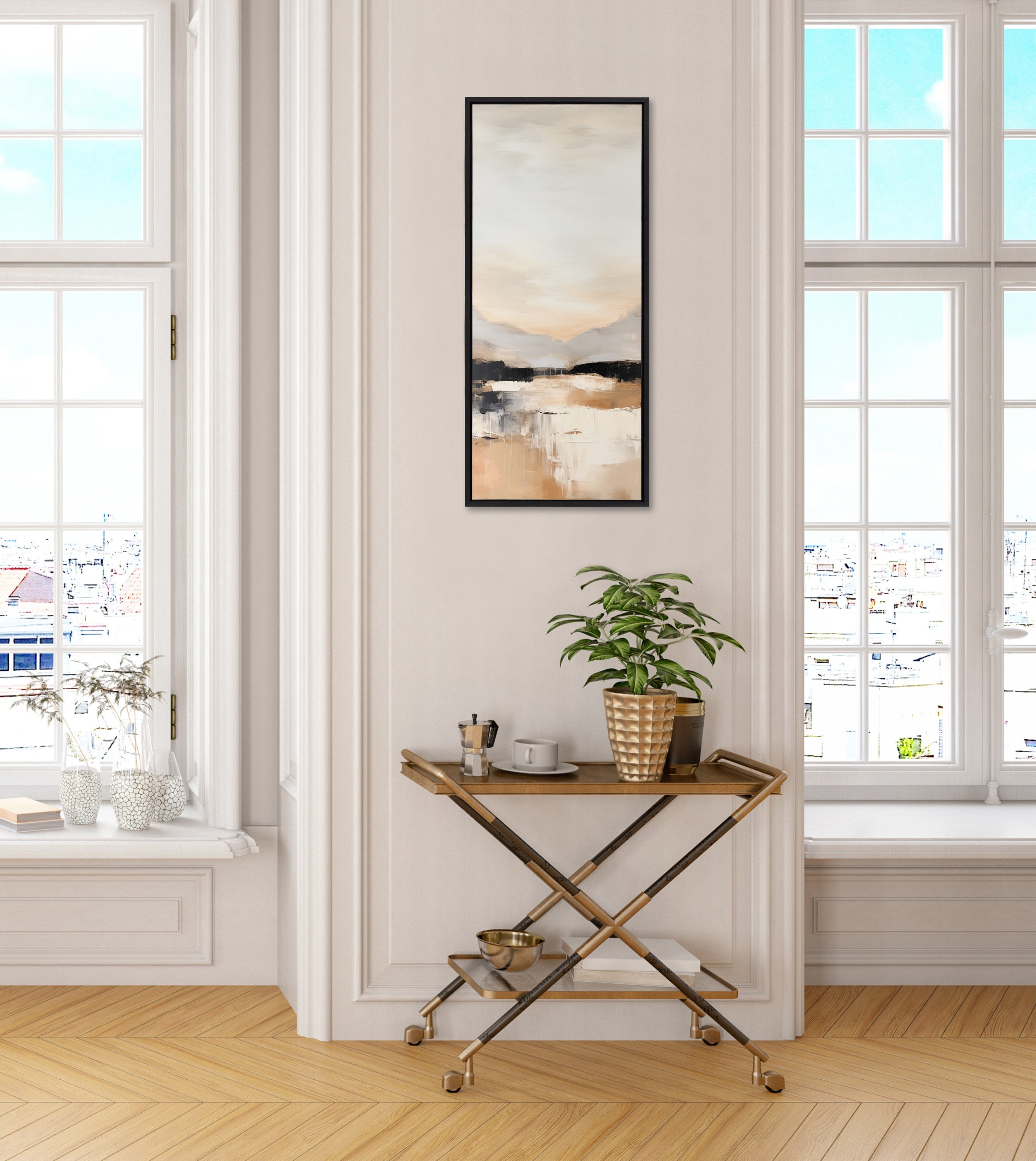 Sylvie Peaceful Landscape III Framed Canvas by Amy Lighthall
