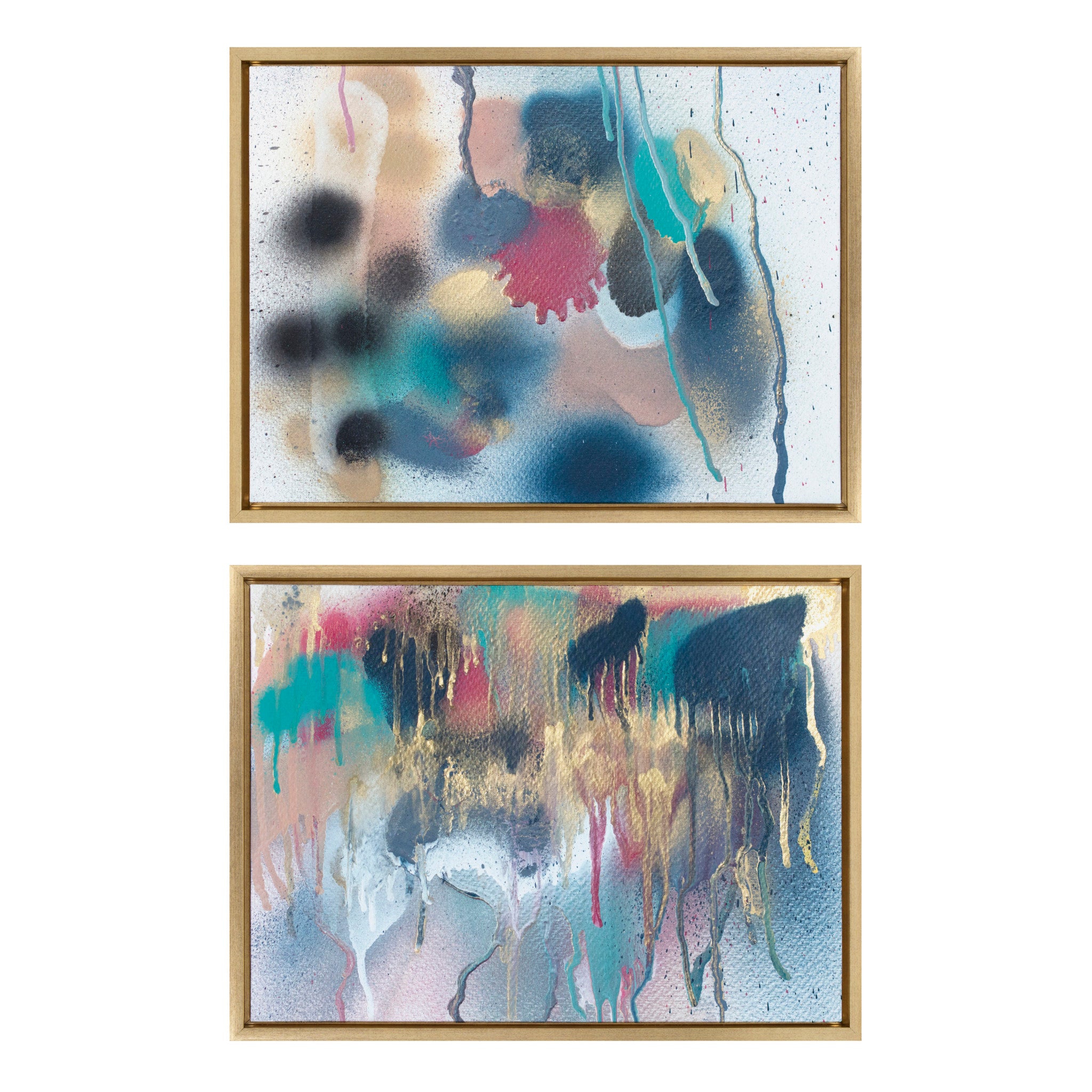 Sylvie The Sanaa Way Framed Canvas Set by kateandlaurel - main product image for Resin Society