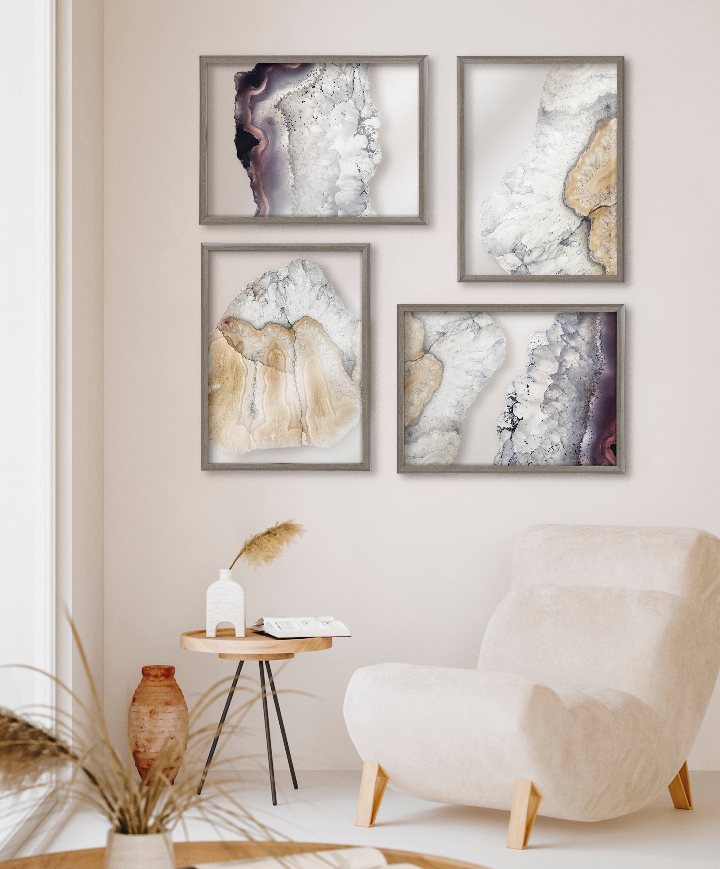 Blake Three Wonders Framed Printed Glass by kateandlaurel - product image 6 for Resin Society