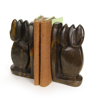 Elephant Stone Bookends (Pair) by Mbare Ltd - product image 2 for Resin Society