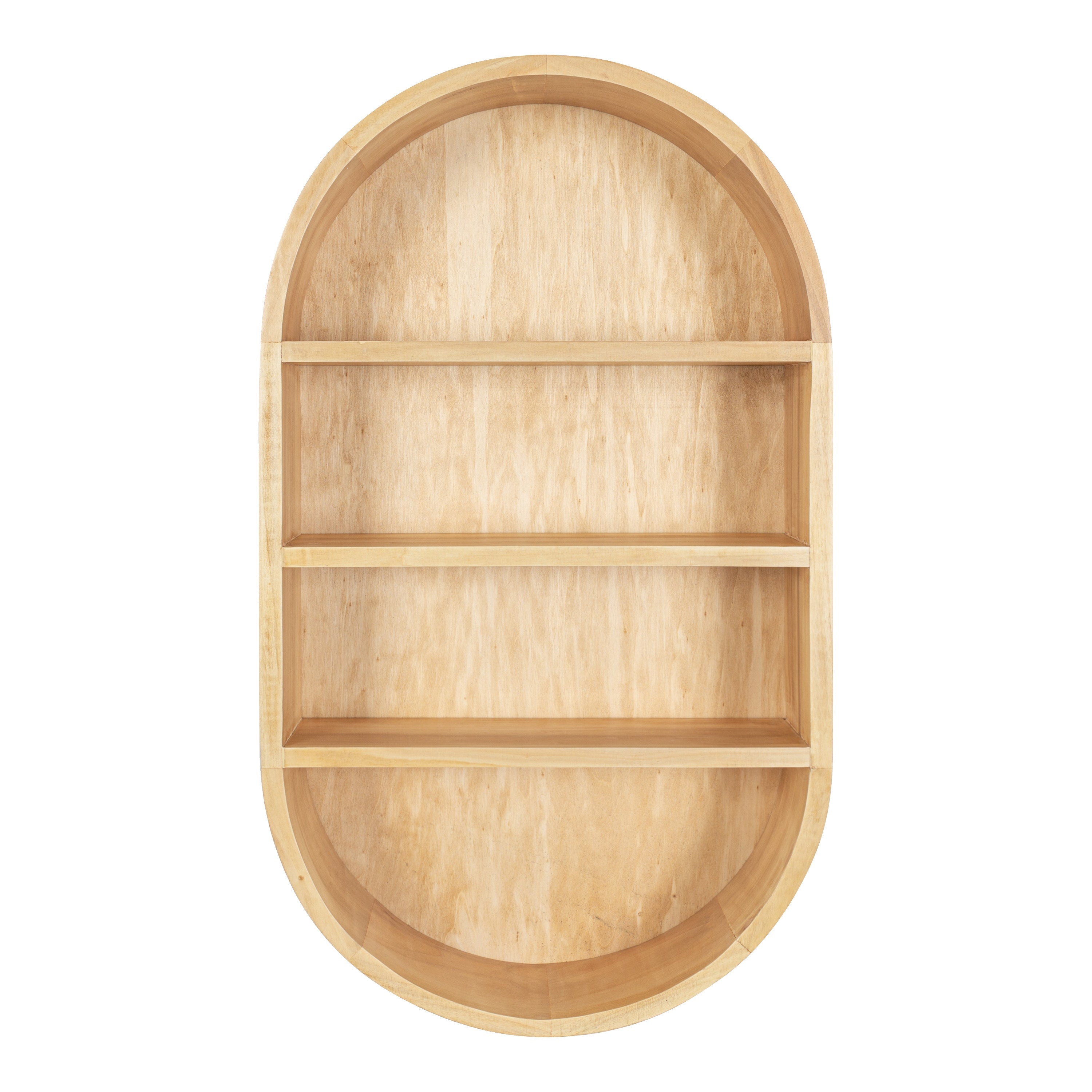 Hutton Wood Capsule Wall Shelf by kateandlaurel - product image 3 for Resin Society