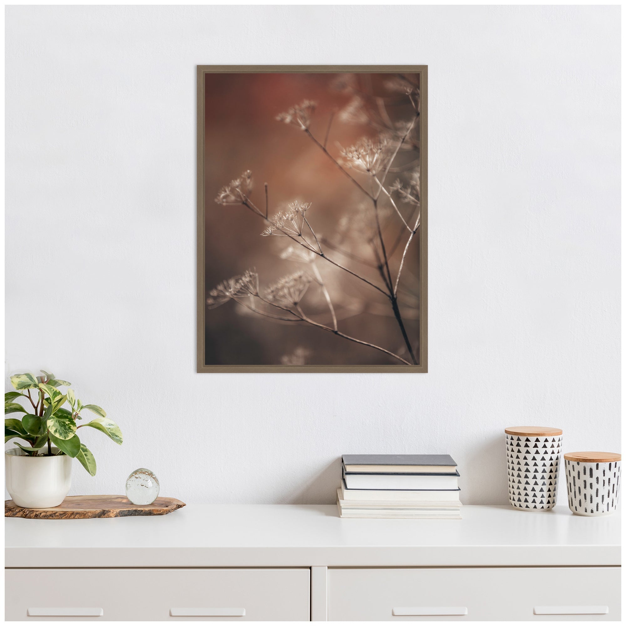 Sylvie Autumn Foliage Framed Canvas by Alicia Abla