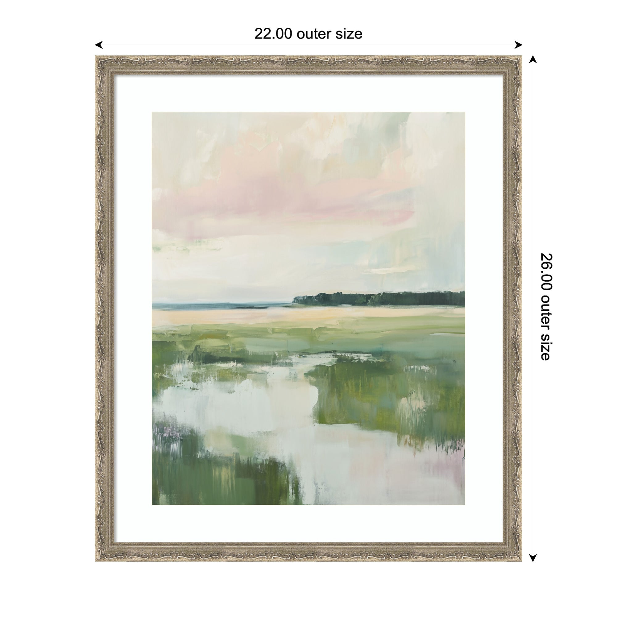 Framed Art Pastel Horizon I by Amy Lighthall