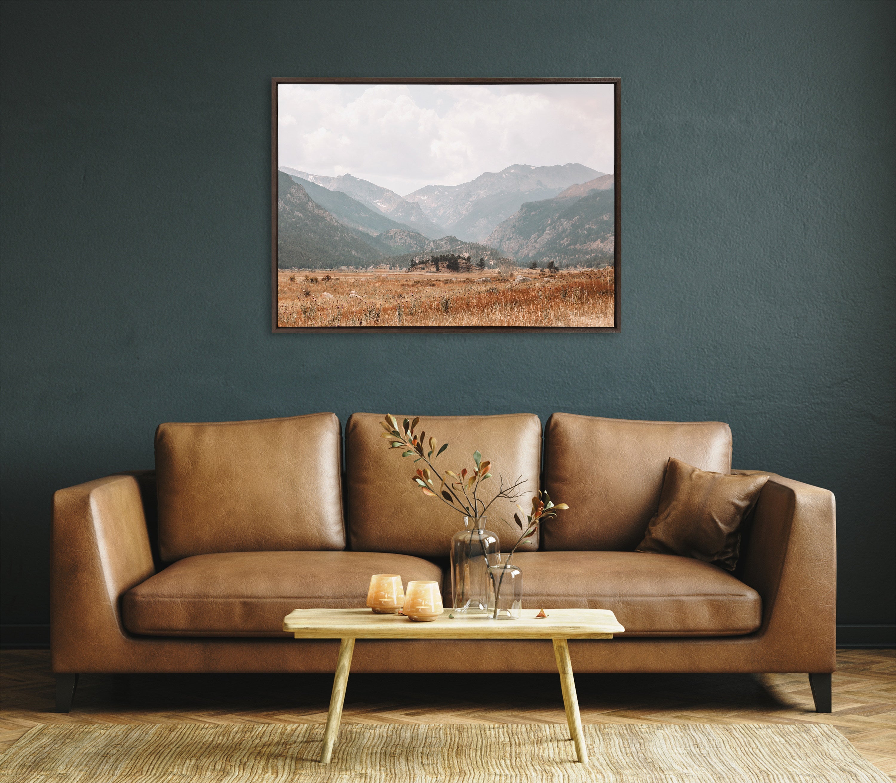 Sylvie AA Wanderings Framed Canvas by Alicia Abla