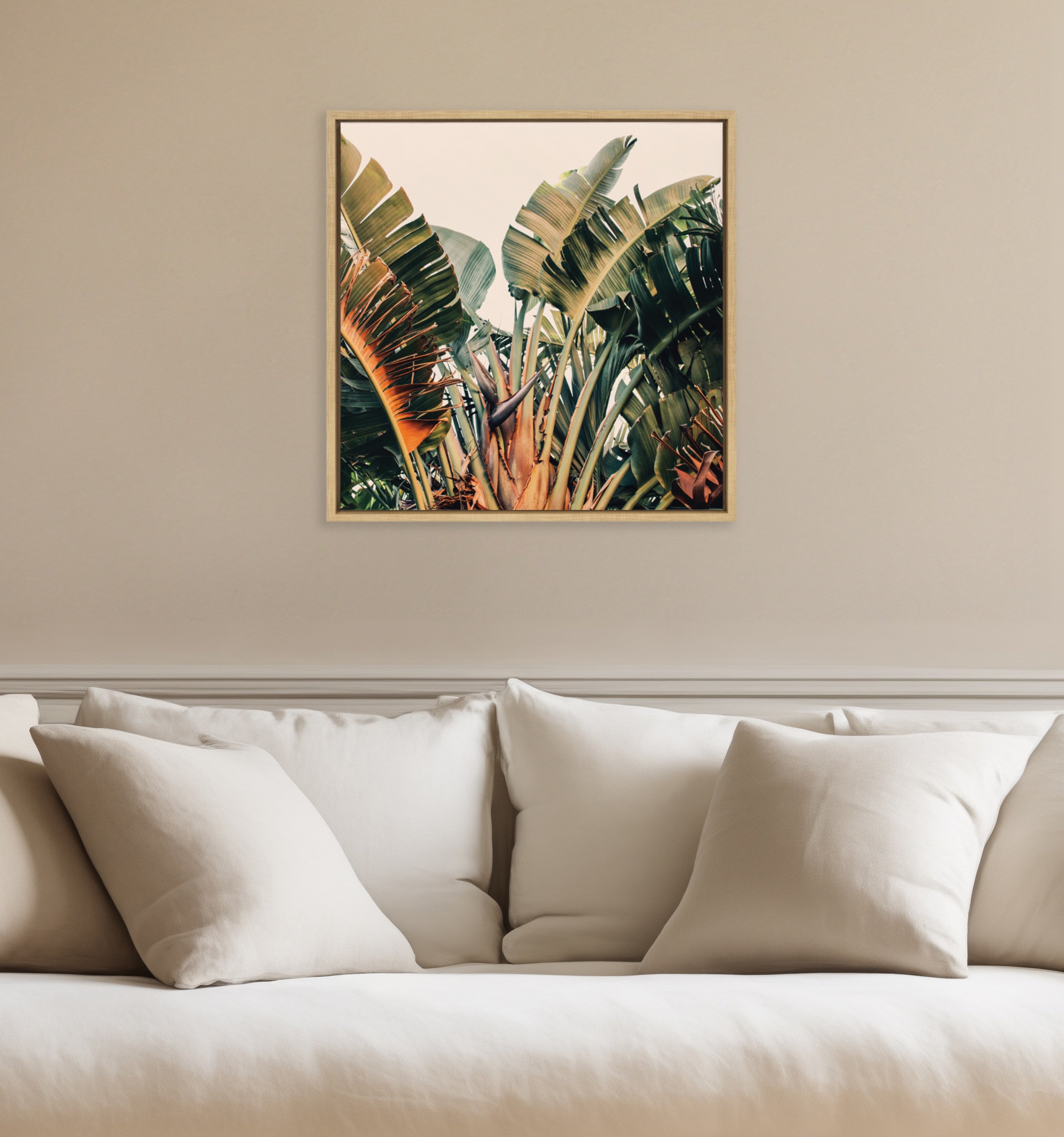 Sylvie Hue 2 Framed Canvas by Alicia Bock