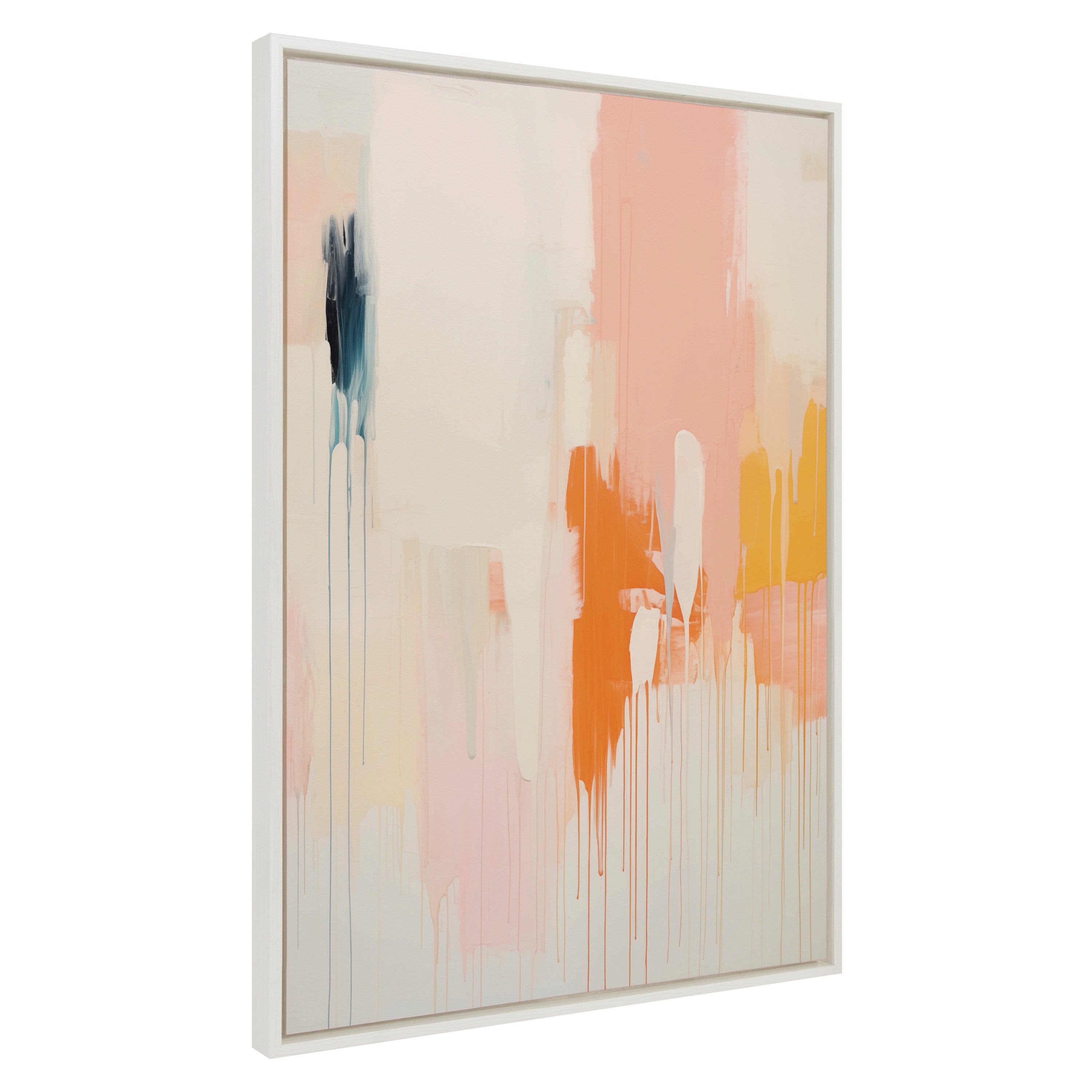 Sylvie Fiesta Abstract Framed Canvas by Amy Lighthall