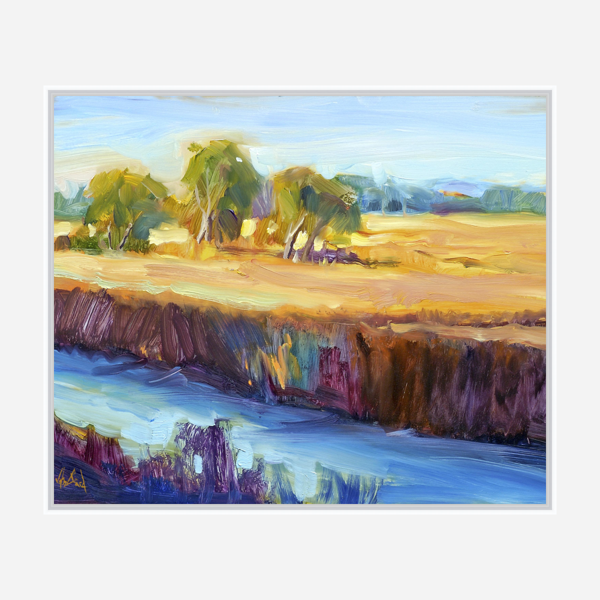 Charleston Marsh Artist Enhanced Canvas Print by John Beard Collection - product image 6 for Resin Society