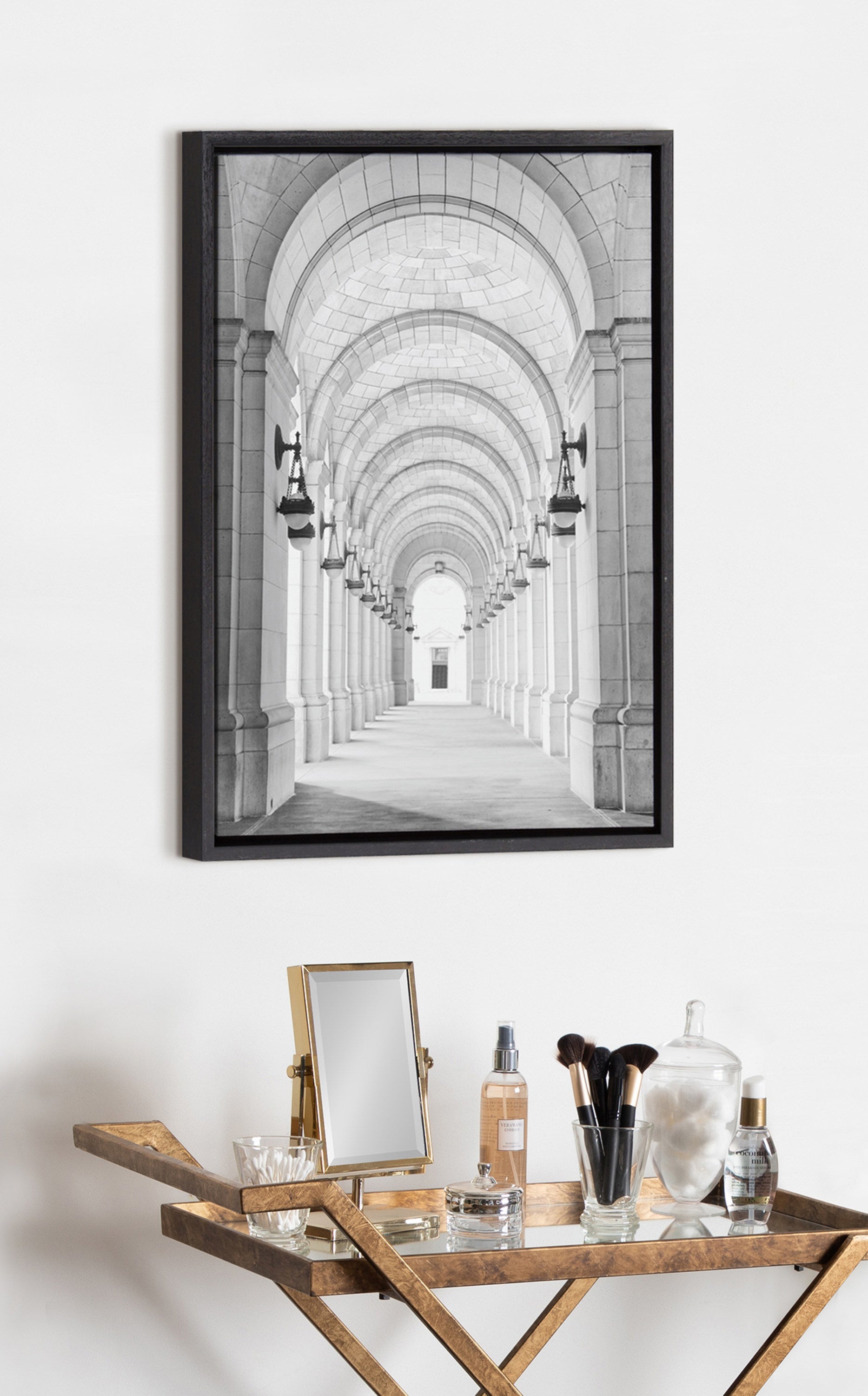Sylvie Union Station Framed Canvas by kateandlaurel - product image 4 for Resin Society