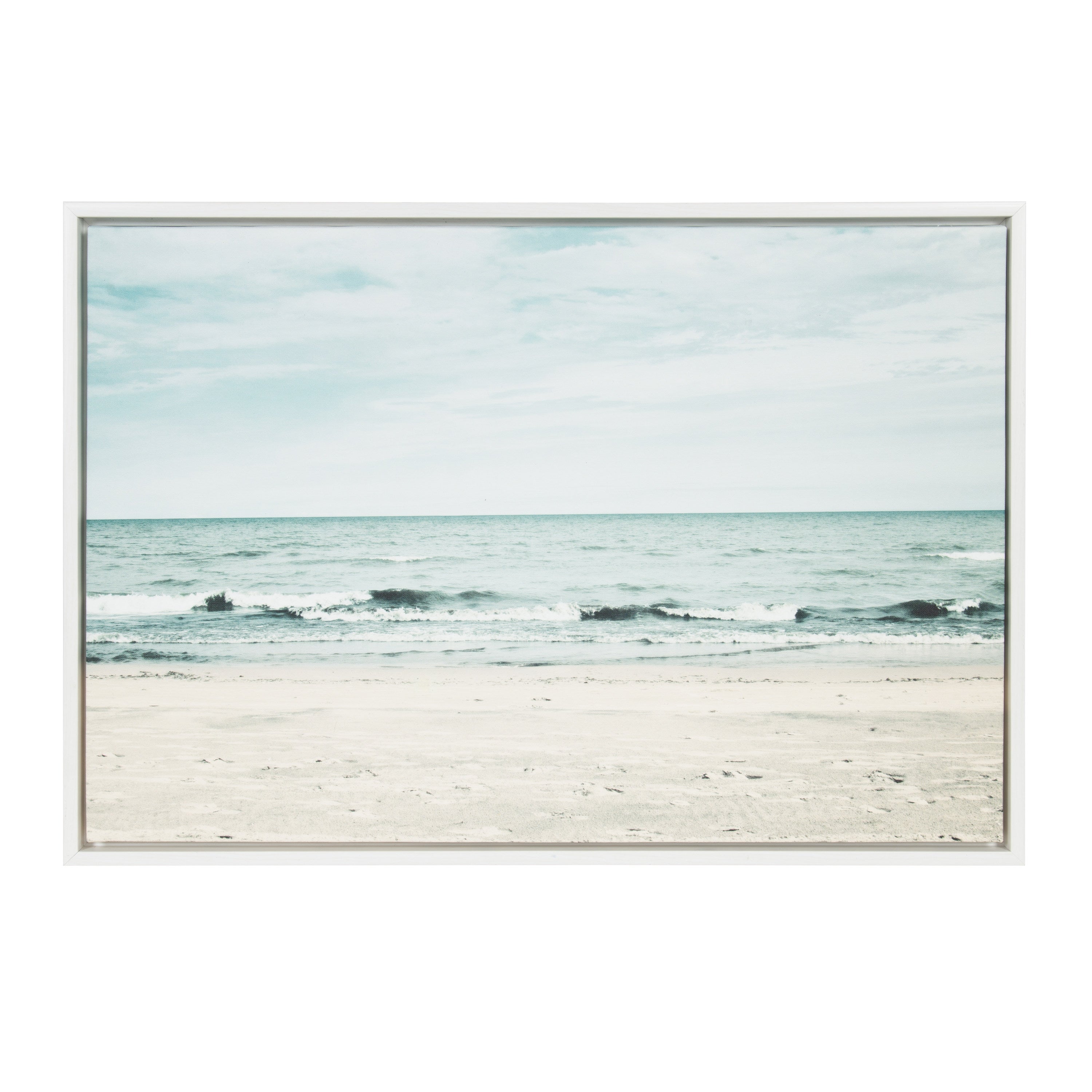 Sylvie Beach 2 Framed Canvas by kateandlaurel - product image 8 for Resin Society