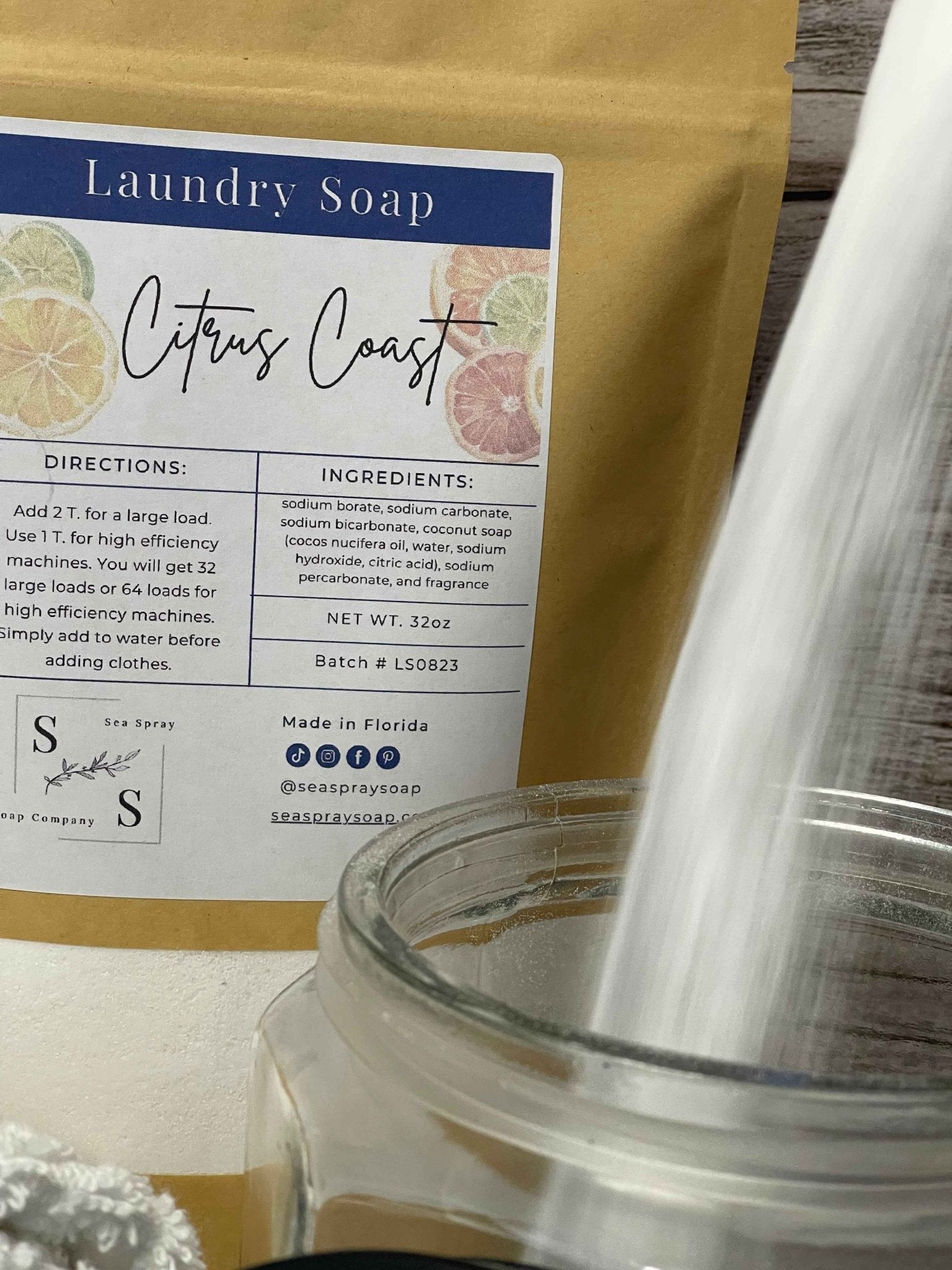 Natural Laundry Soap by Sea Spray Soap - product image 5 for Resin Society