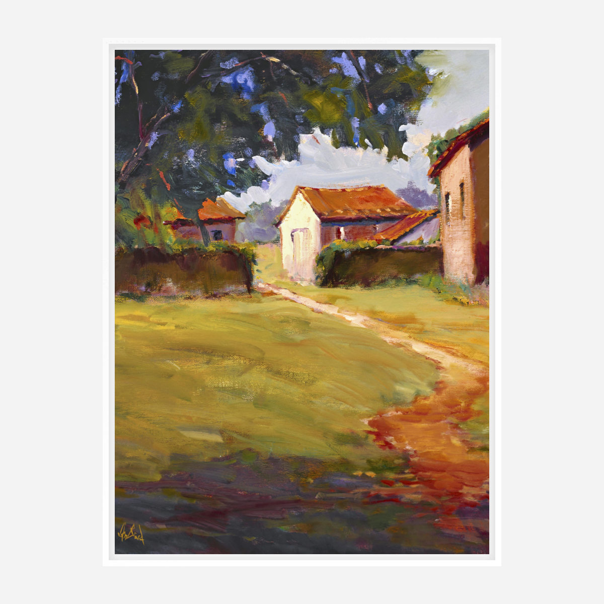 Country Living Artist Enhanced Canvas Print