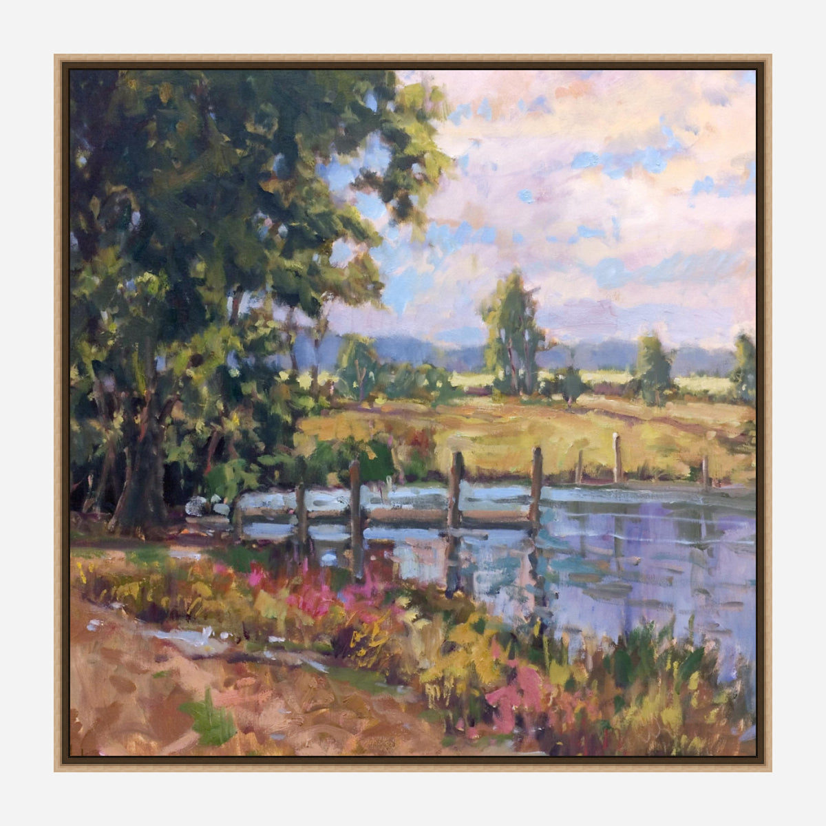 Country Pond Artist Canvas Enhanced Print by John Beard Collection - product image 8 for Resin Society