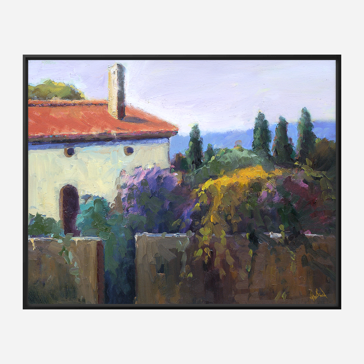 Country Serenity Artist Enhanced Canvas Print