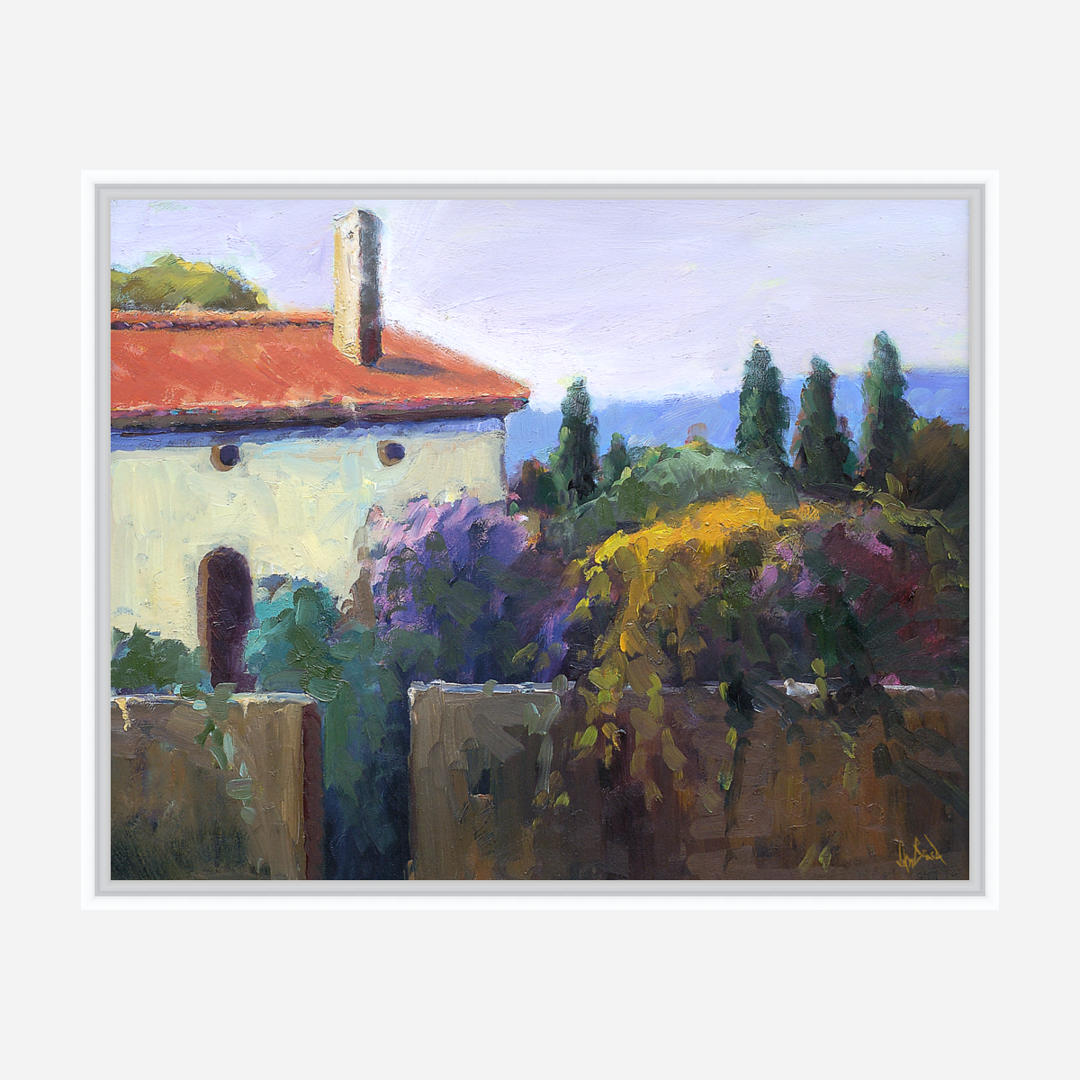 Country Serenity Artist Enhanced Canvas Print