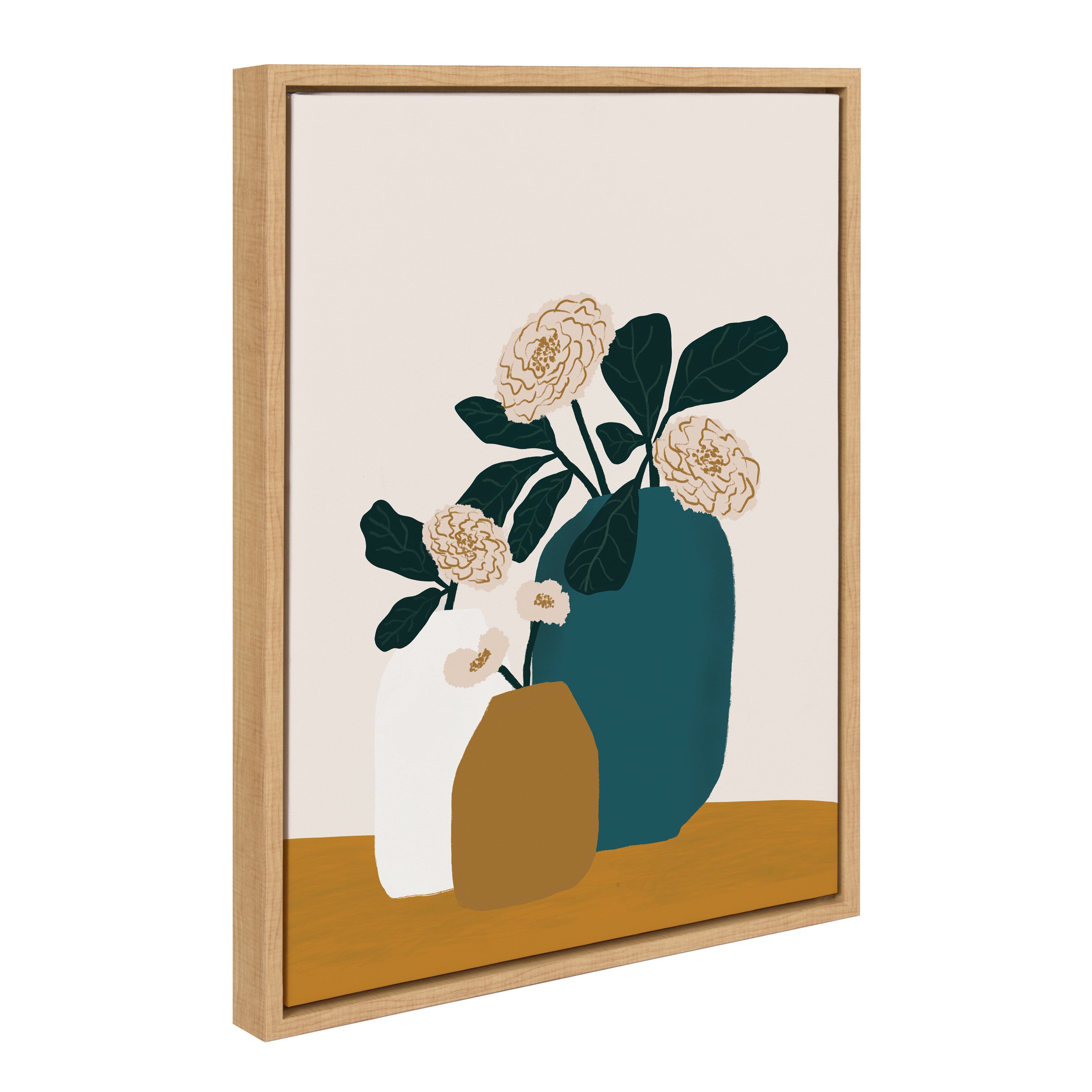 Sylvie Stillness Framed Canvas by kateandlaurel - product image 8 for Resin Society