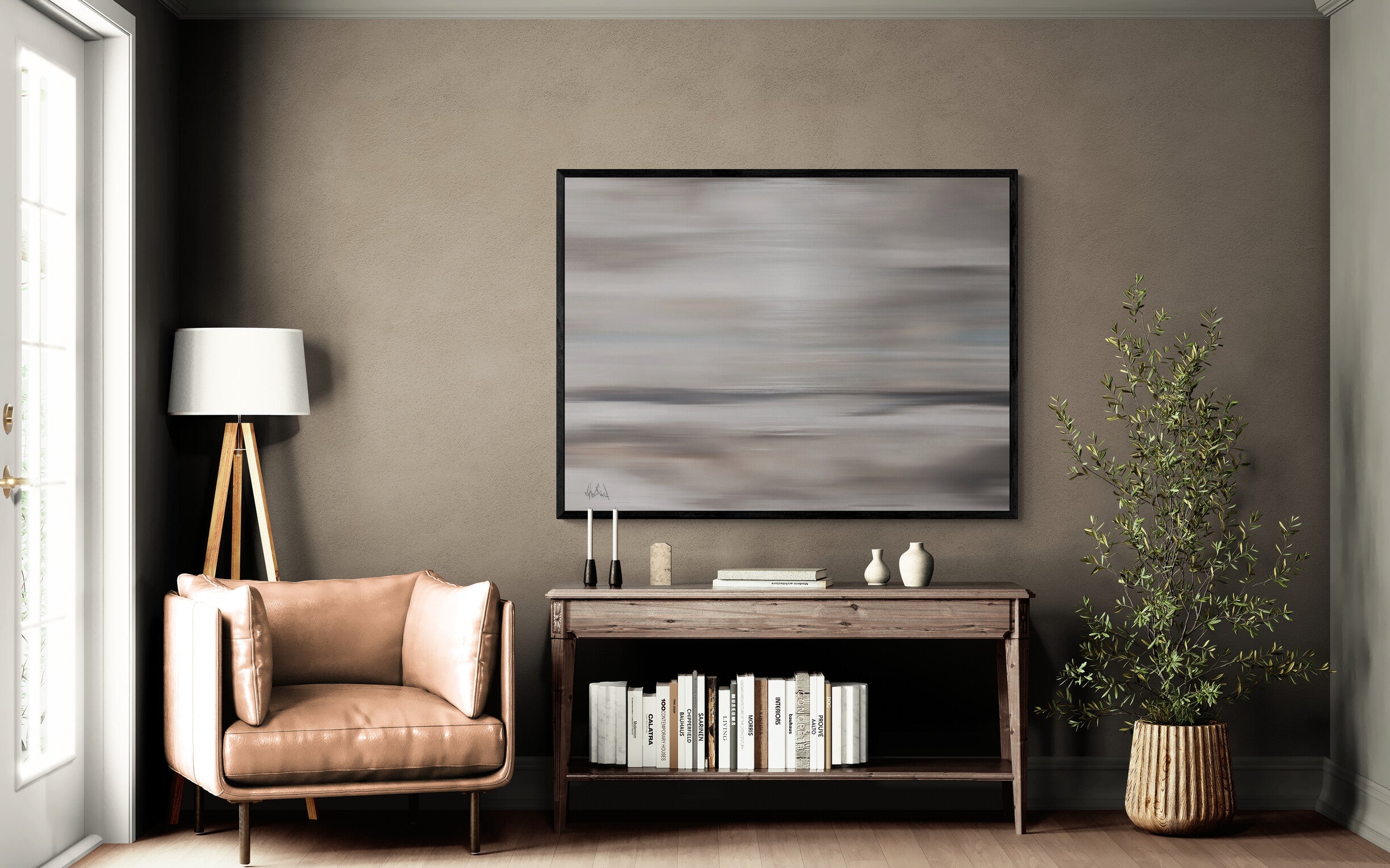 Sea Mist Artist Enhanced Canvas Print by John Beard Collection - product image 2 for Resin Society