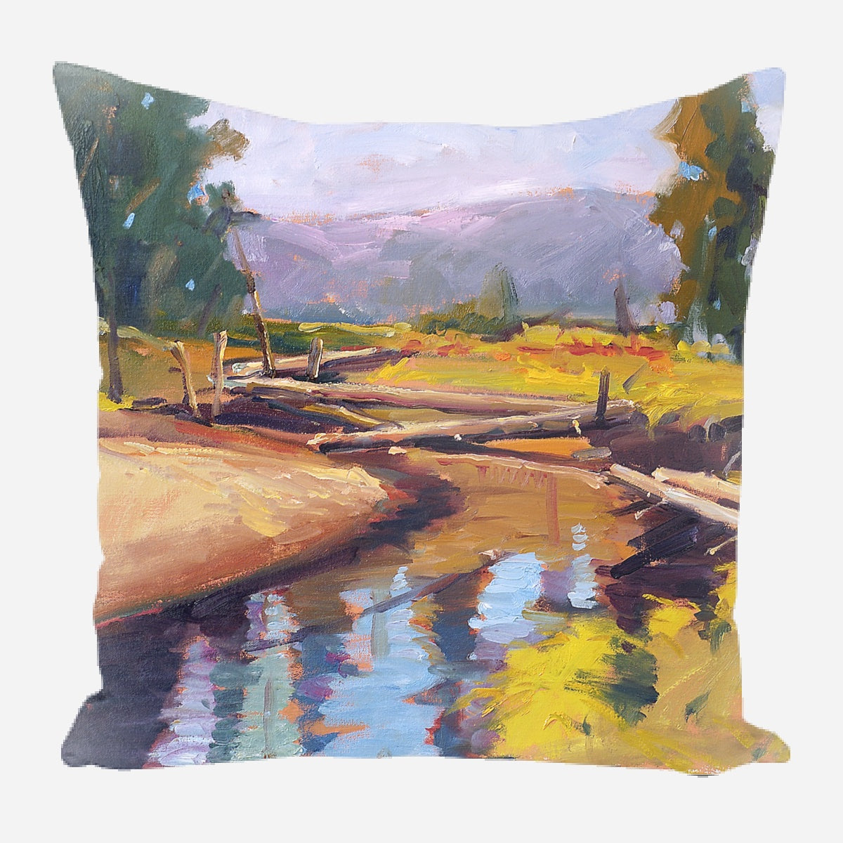 Creek Crossing Pillow by John Beard Collection - main product image for Resin Society