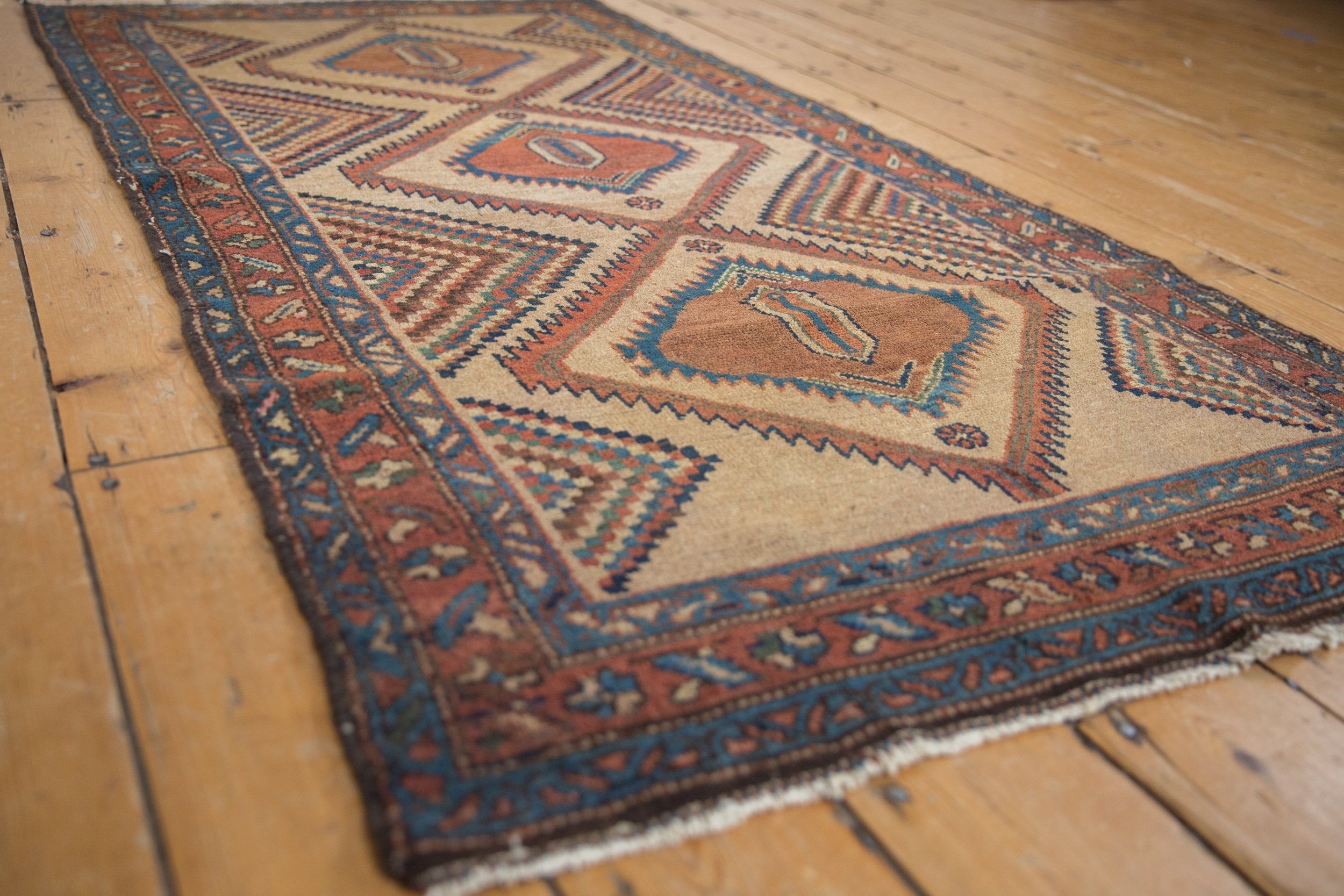 3x6 Antique Camel Hair Serab Rug Runner by Old New House® - product image 3 for Resin Society