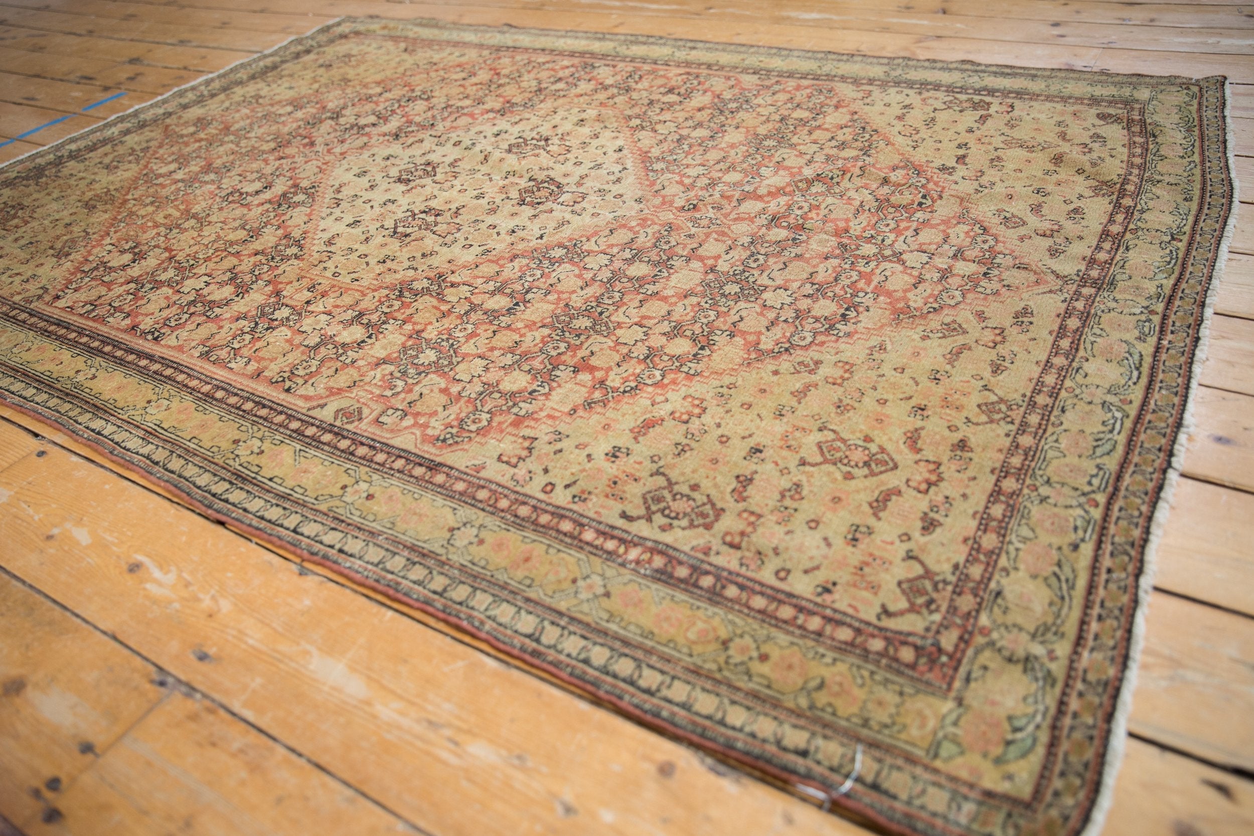 4.5x6.5 Antique Fine Distressed Senneh Rug by Old New House® - product image 3 for Resin Society