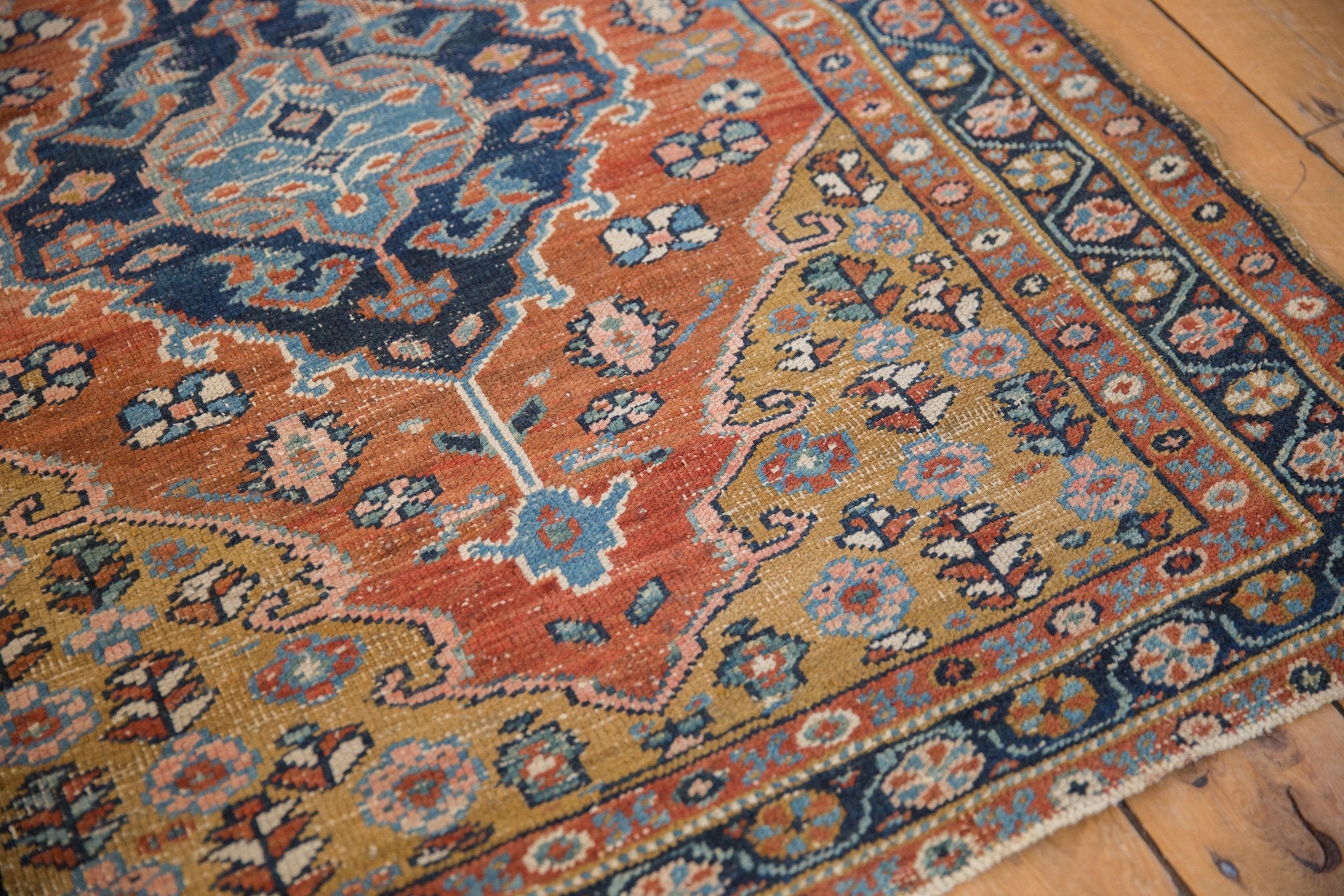 3.5x4 Vintage Heriz Square Rug by Old New House® - product image 8 for Resin Society