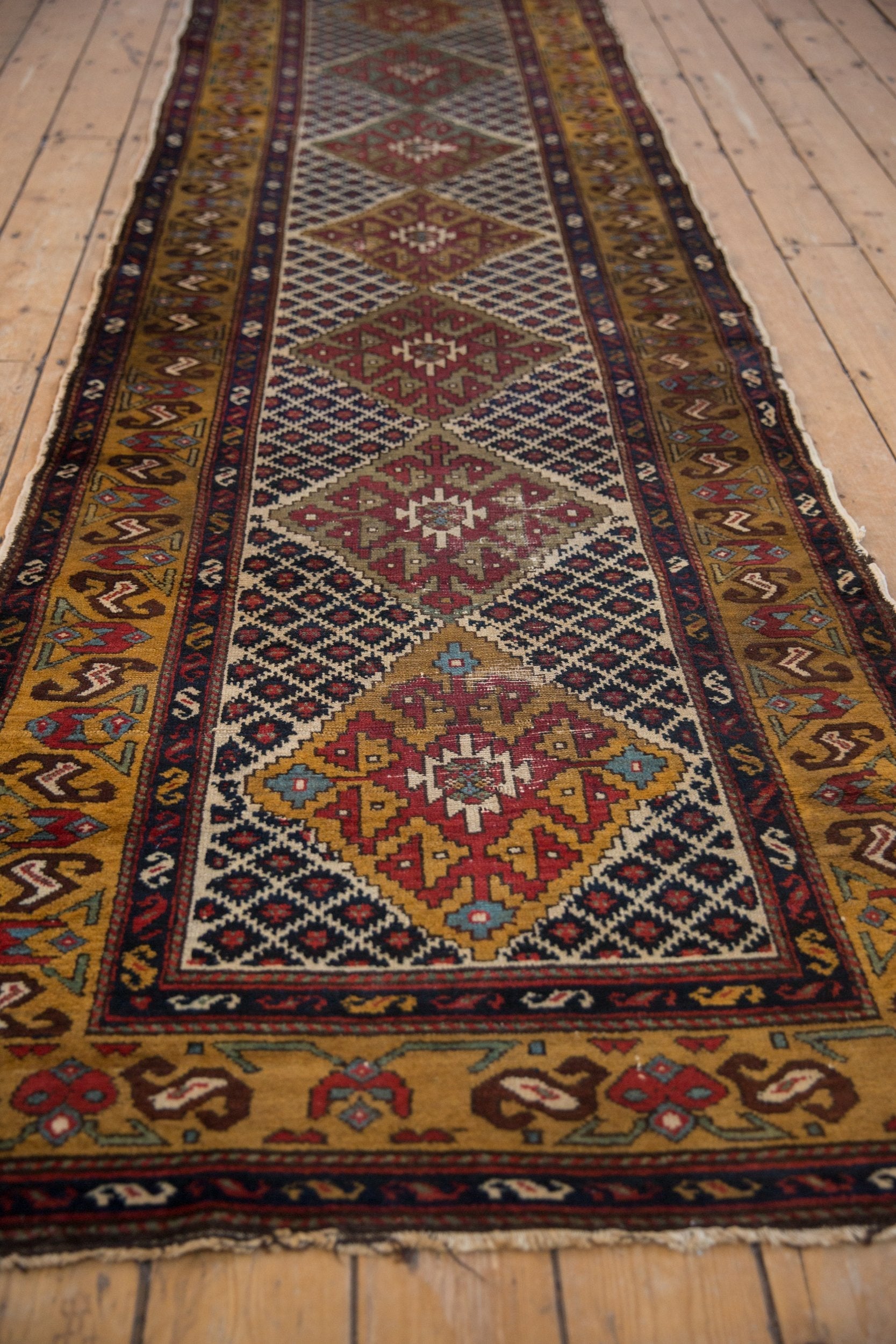 3.5x10.5 Vintage Caucasian Rug Runner by Old New House® - product image 6 for Resin Society