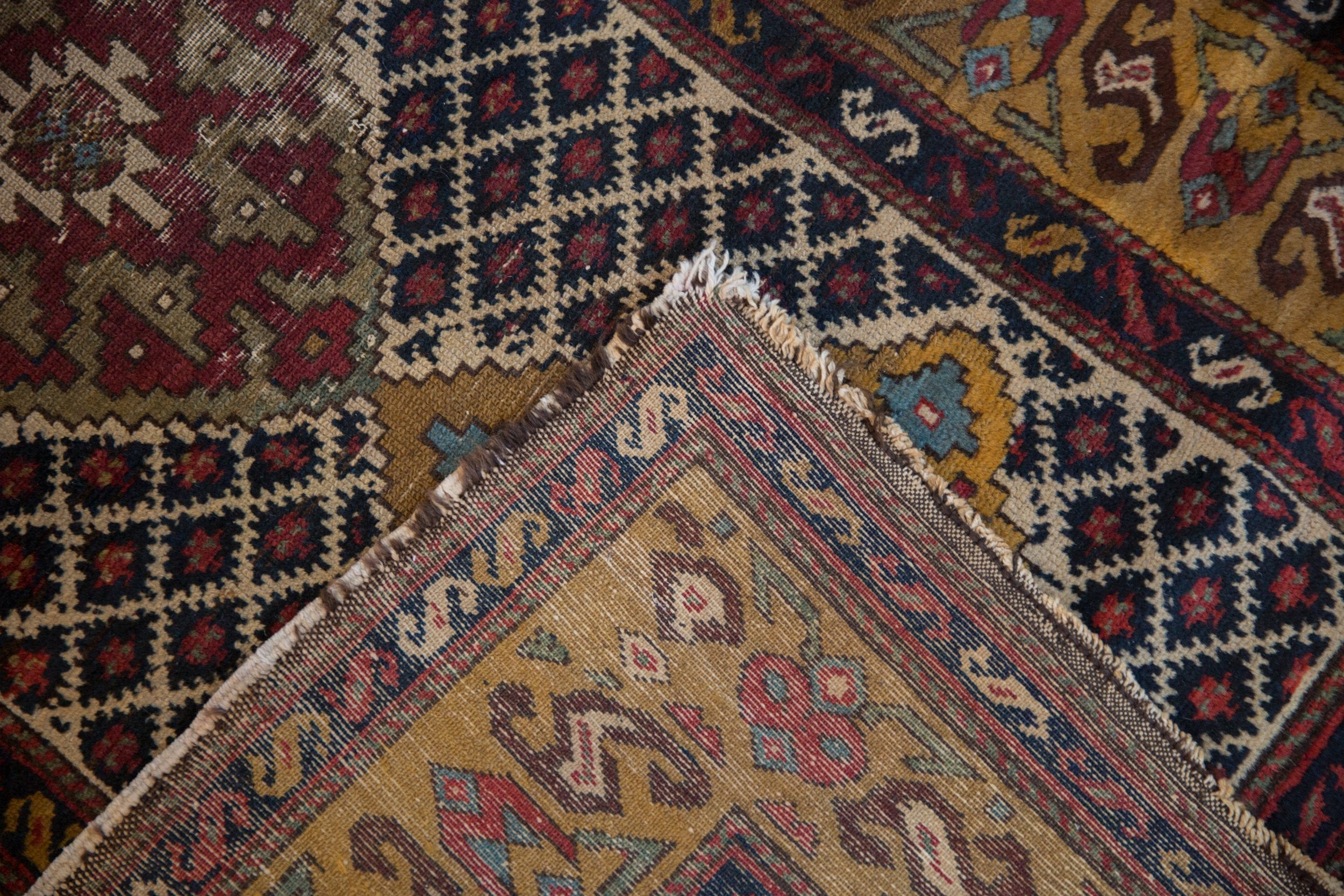 3.5x10.5 Vintage Caucasian Rug Runner by Old New House® - product image 10 for Resin Society