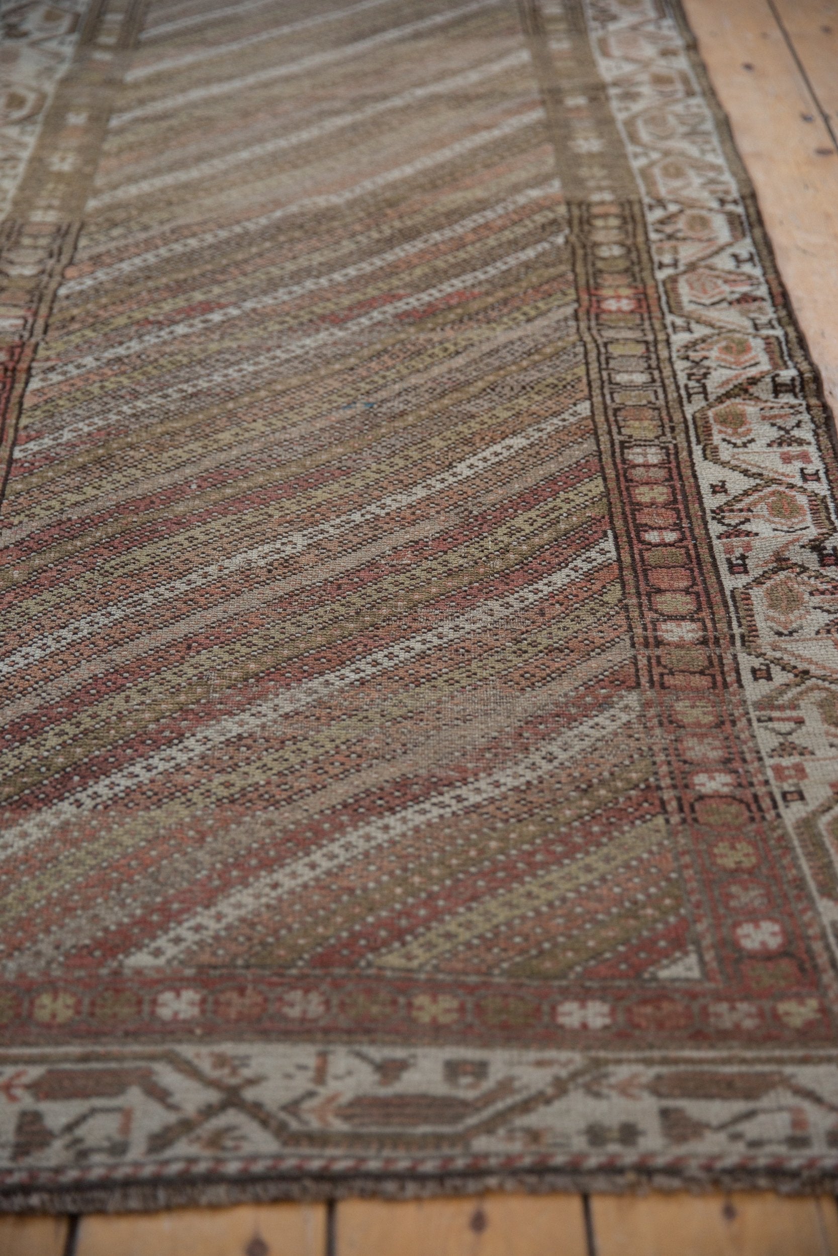 3x8.5 Vintage Distressed Hamadan Rug Runner by Old New House® - product image 4 for Resin Society