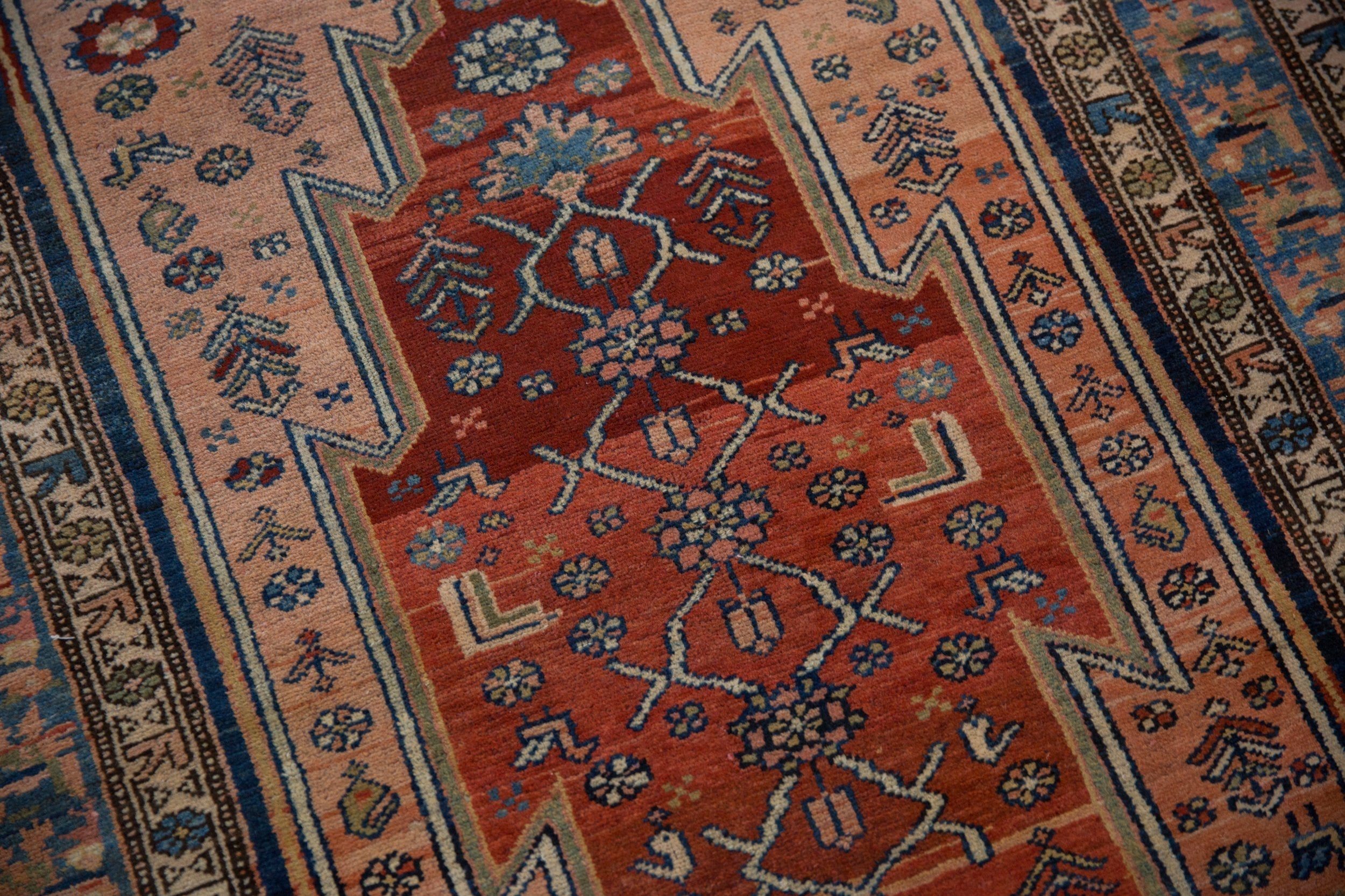 3.5x12.5 Vintage Fine Distressed Malayer Rug Runner by Old New House® - product image 8 for Resin Society