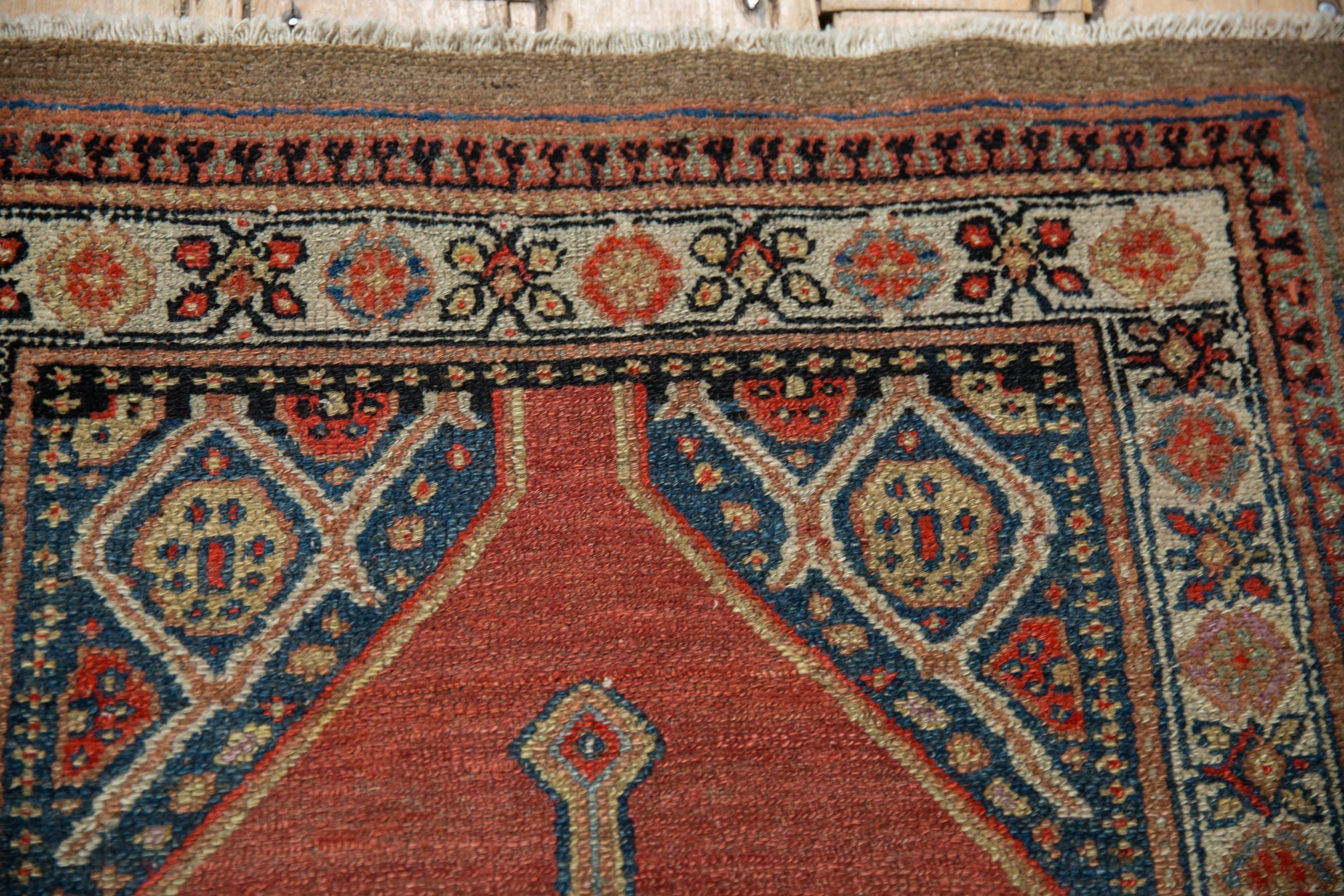 3x4 Vintage Fine Camel Hair Serab Square Rug by Old New House® - product image 12 for Resin Society