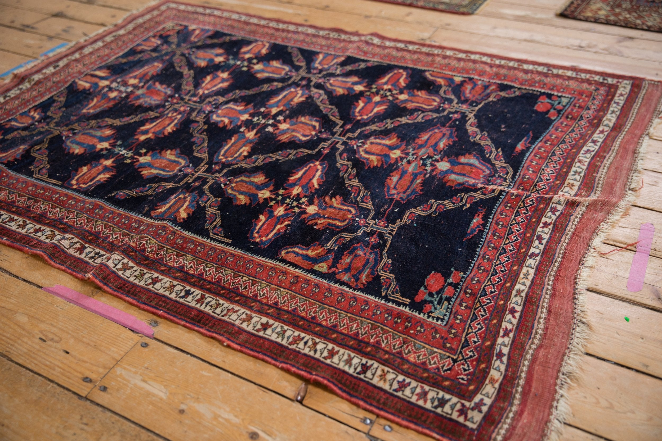 4x5.5 Antique Fine Afshar Rug by Old New House® - product image 5 for Resin Society