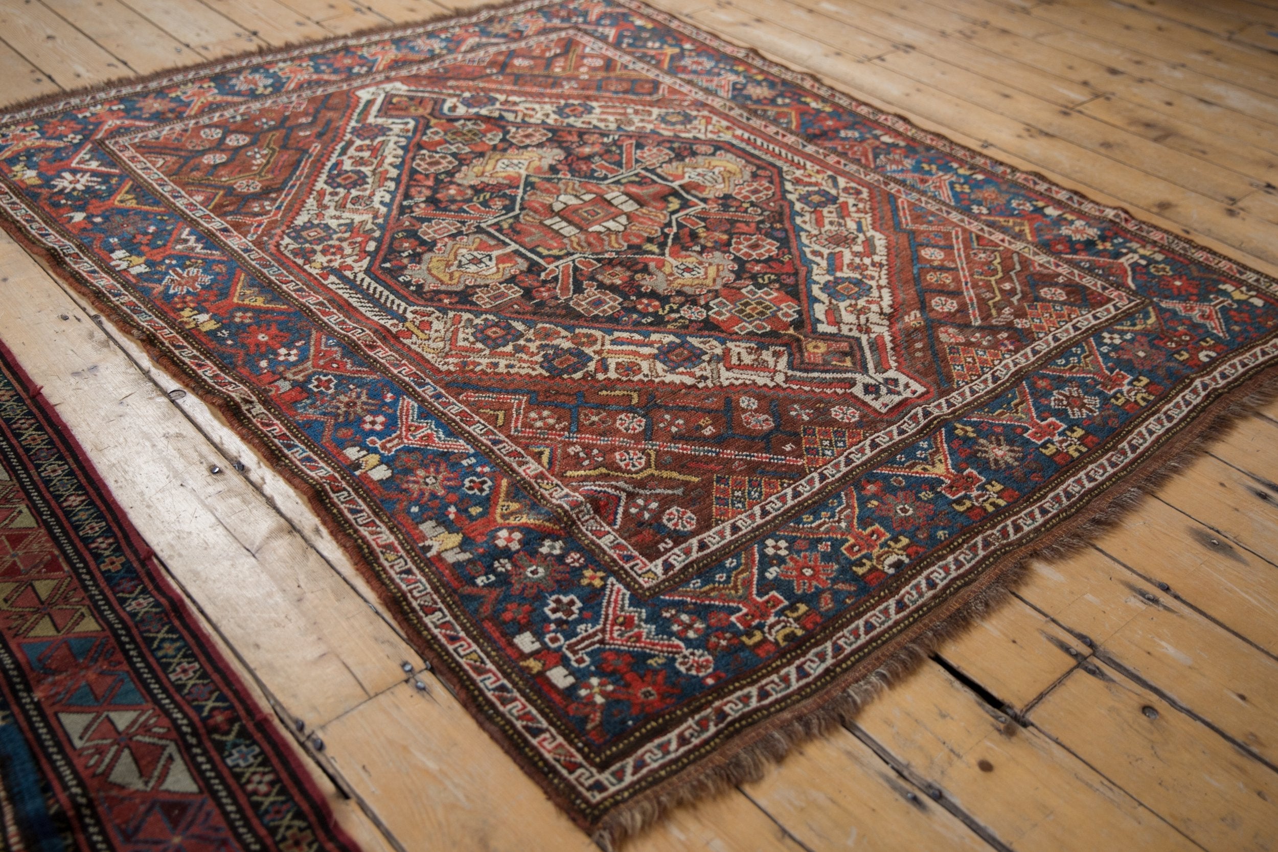 5x6 Vintage Kamseh Square Rug by Old New House® - product image 3 for Resin Society