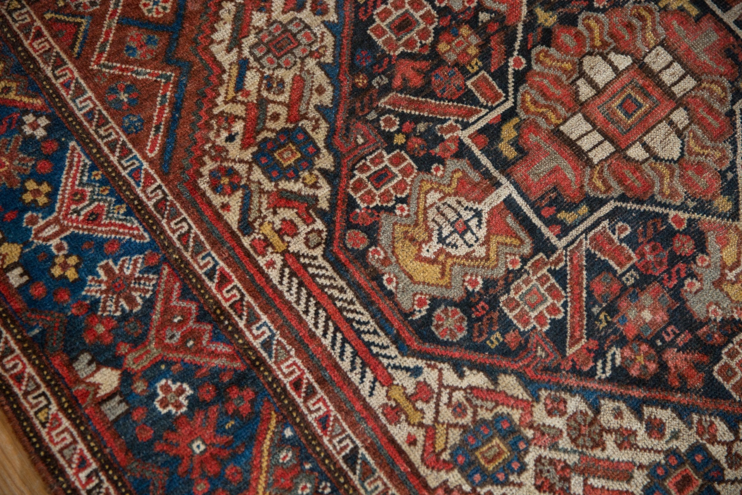 5x6 Vintage Kamseh Square Rug by Old New House® - product image 9 for Resin Society
