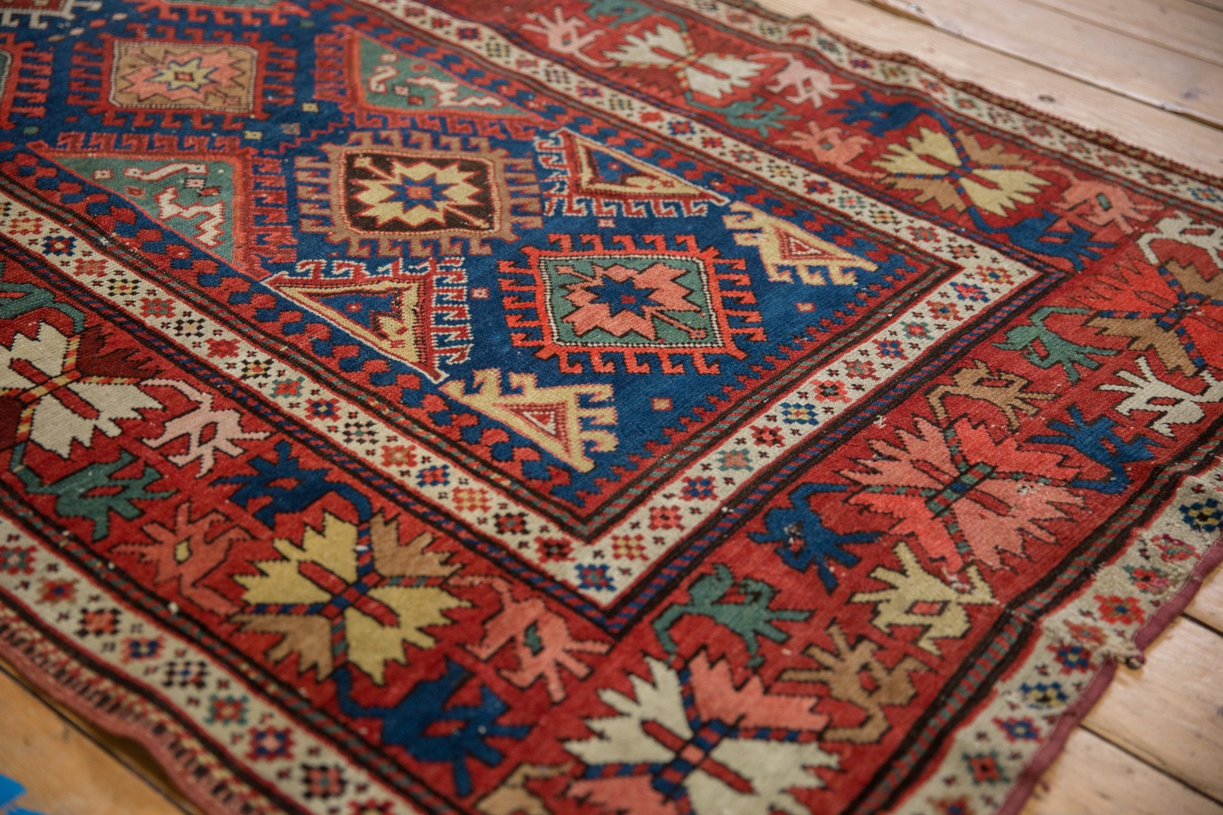 3.5x12.5 Antique Caucasian Rug Runner by Old New House® - product image 4 for Resin Society