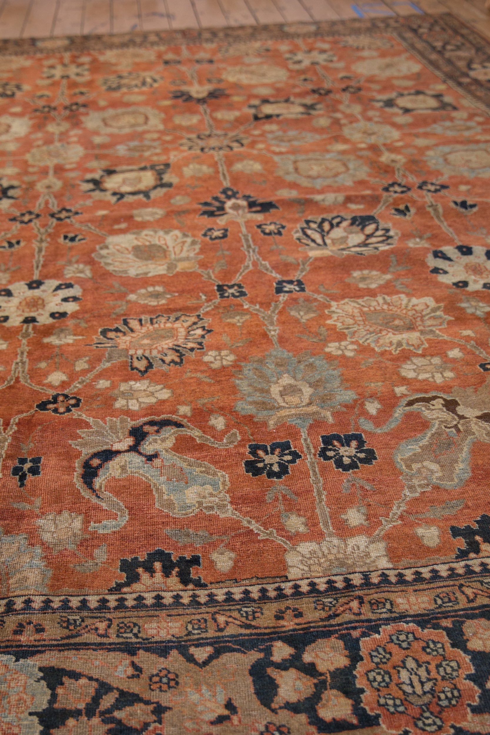 9x12.5 Vintage Tabriz Carpet by Old New House® - product image 5 for Resin Society