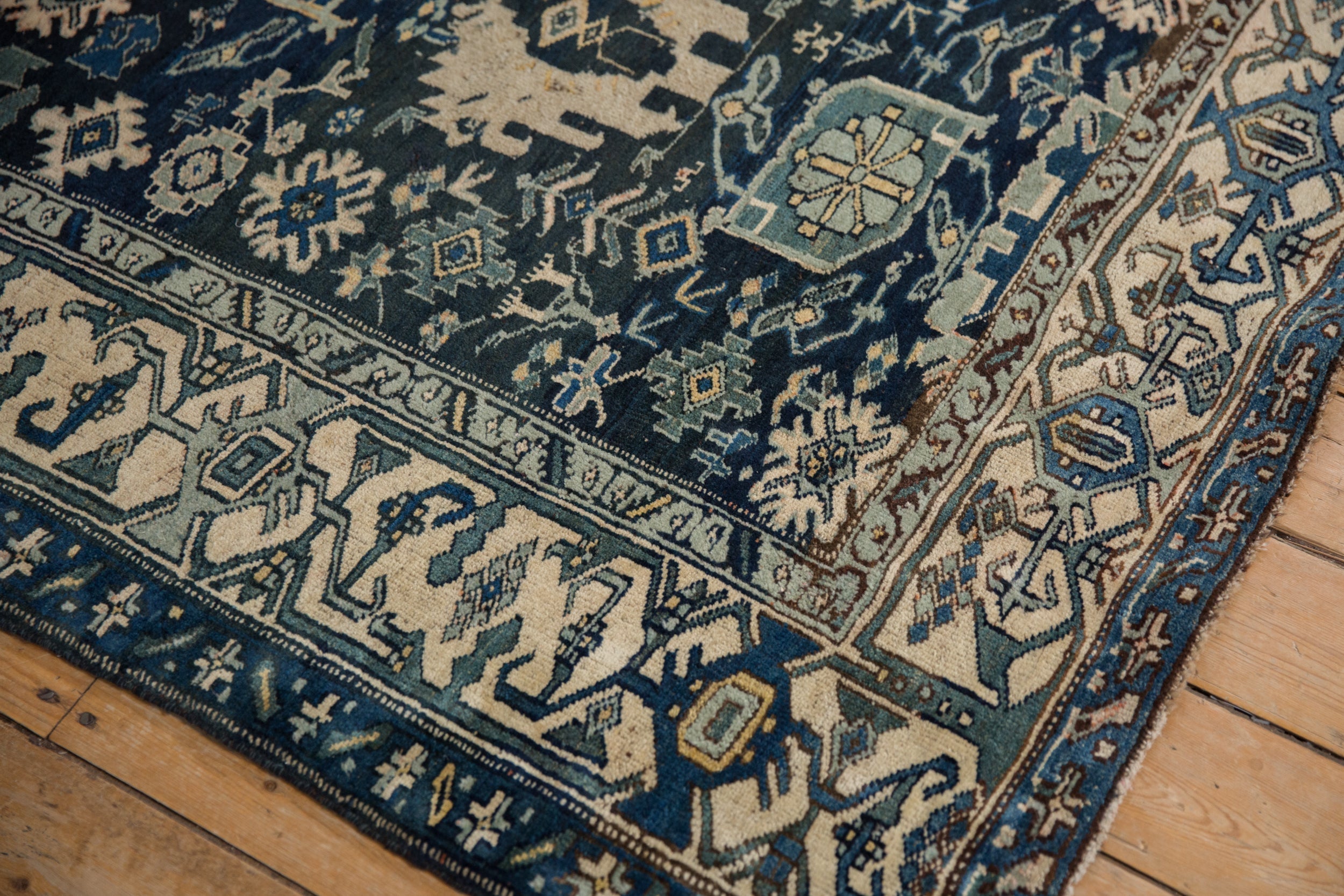 4.5x5 Vintage Bijar Square Rug by Old New House® - product image 4 for Resin Society