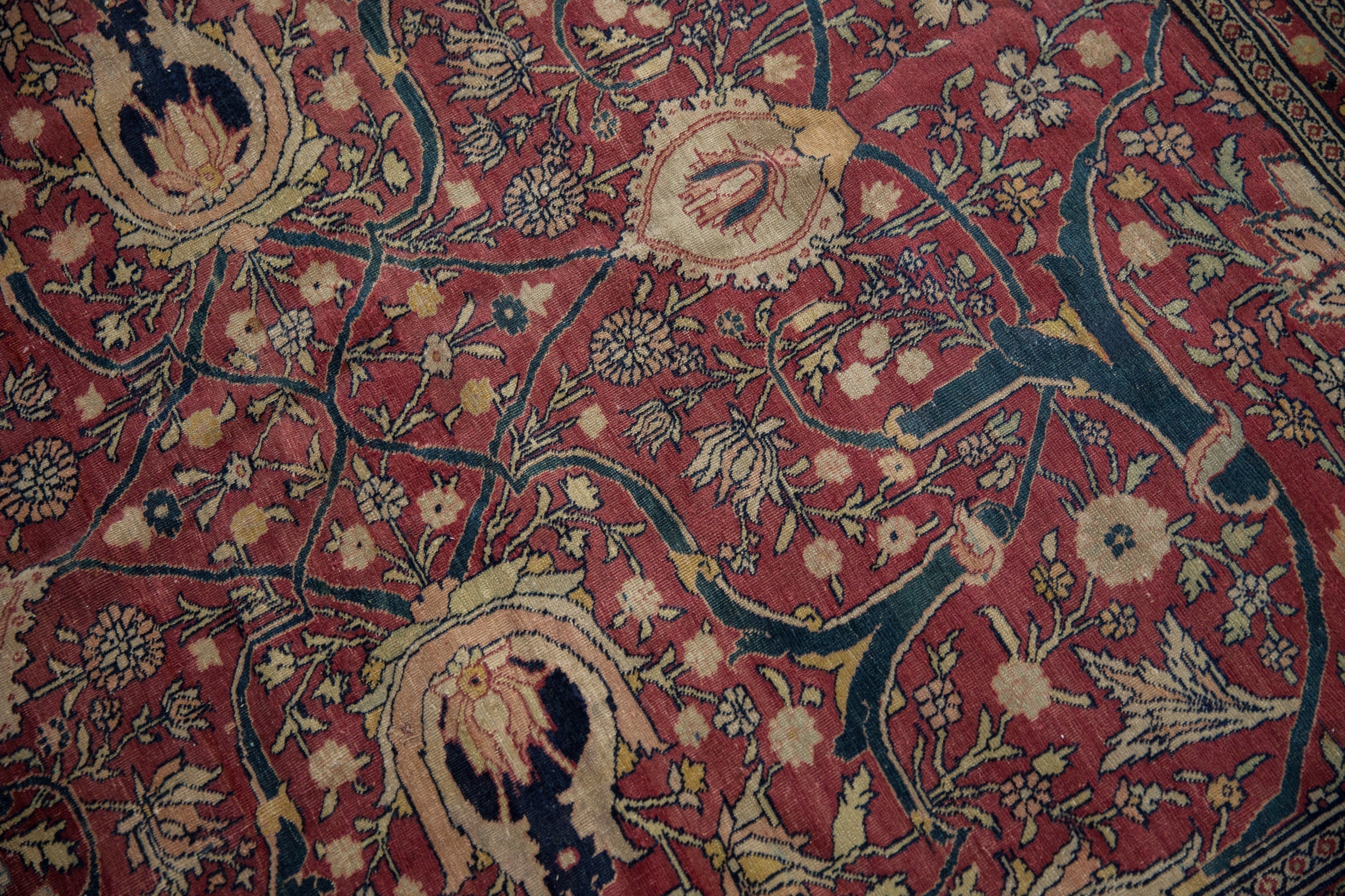 7x10.5 Antique Fine Tabriz Carpet by Old New House® - product image 3 for Resin Society